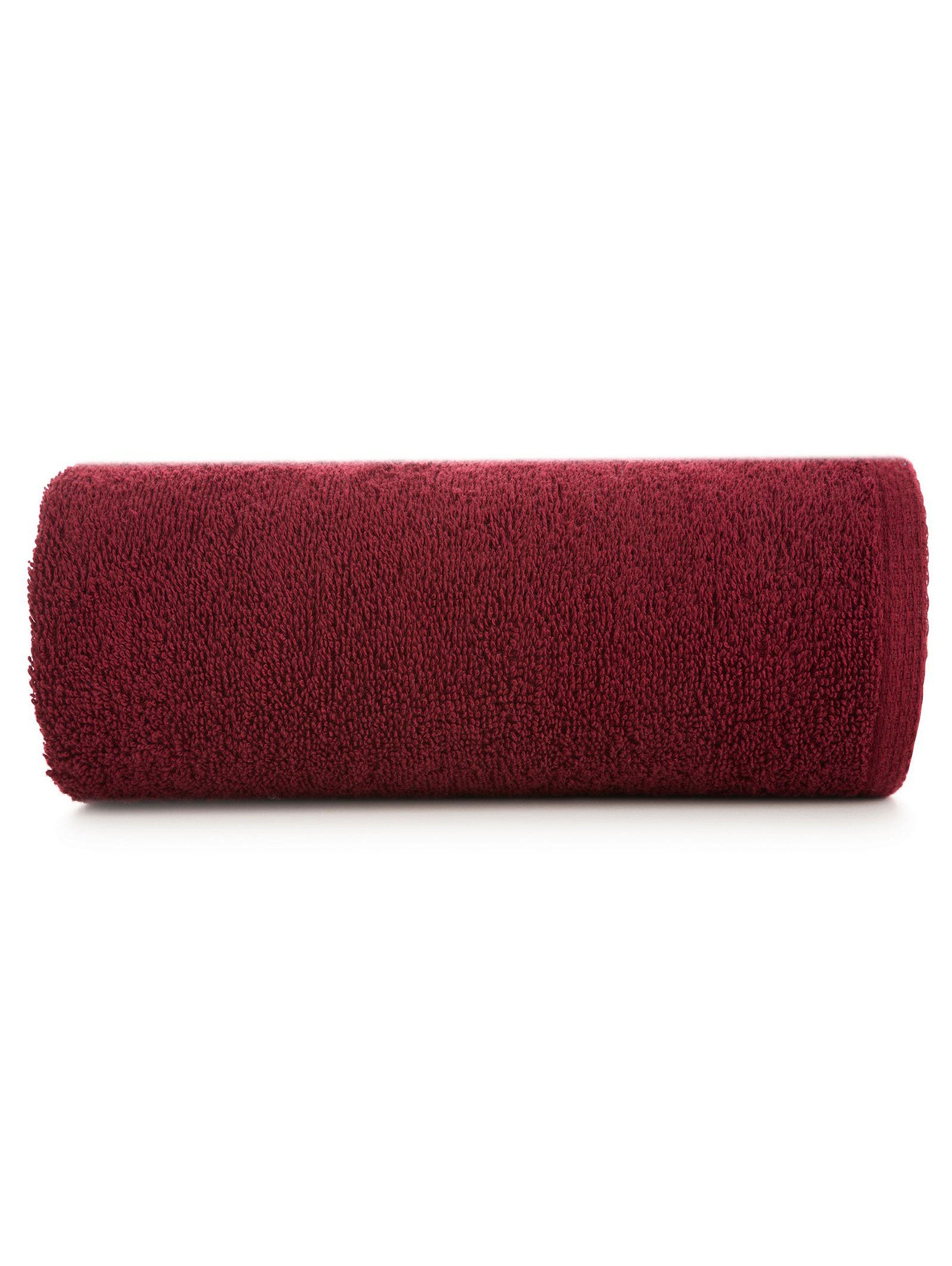 Ręcznik gładki bawełniany 70x140 cm bordowy