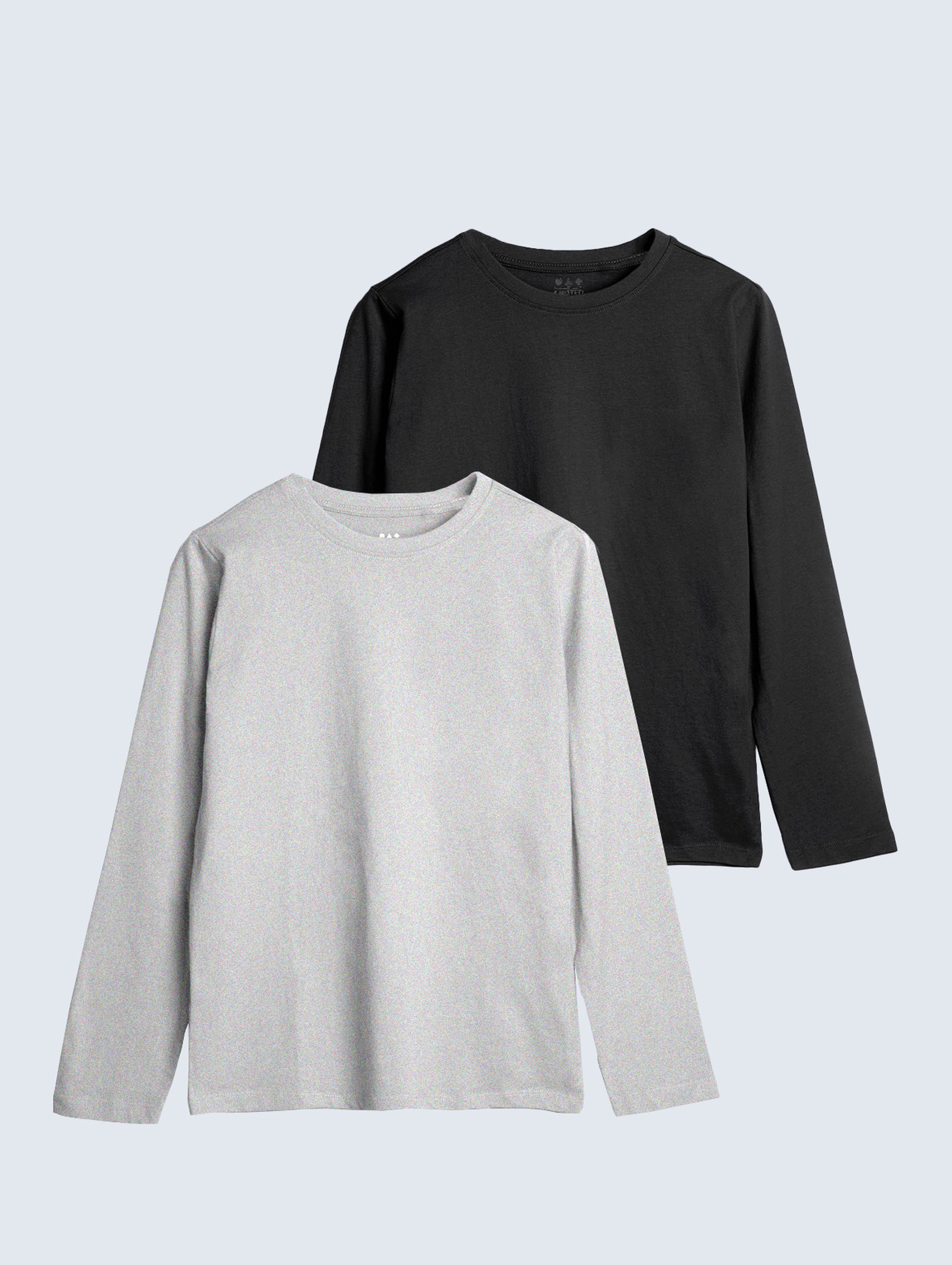 Szara i czarna bluzka dzianinowa z długim rękawem - unisex - Limited Edition