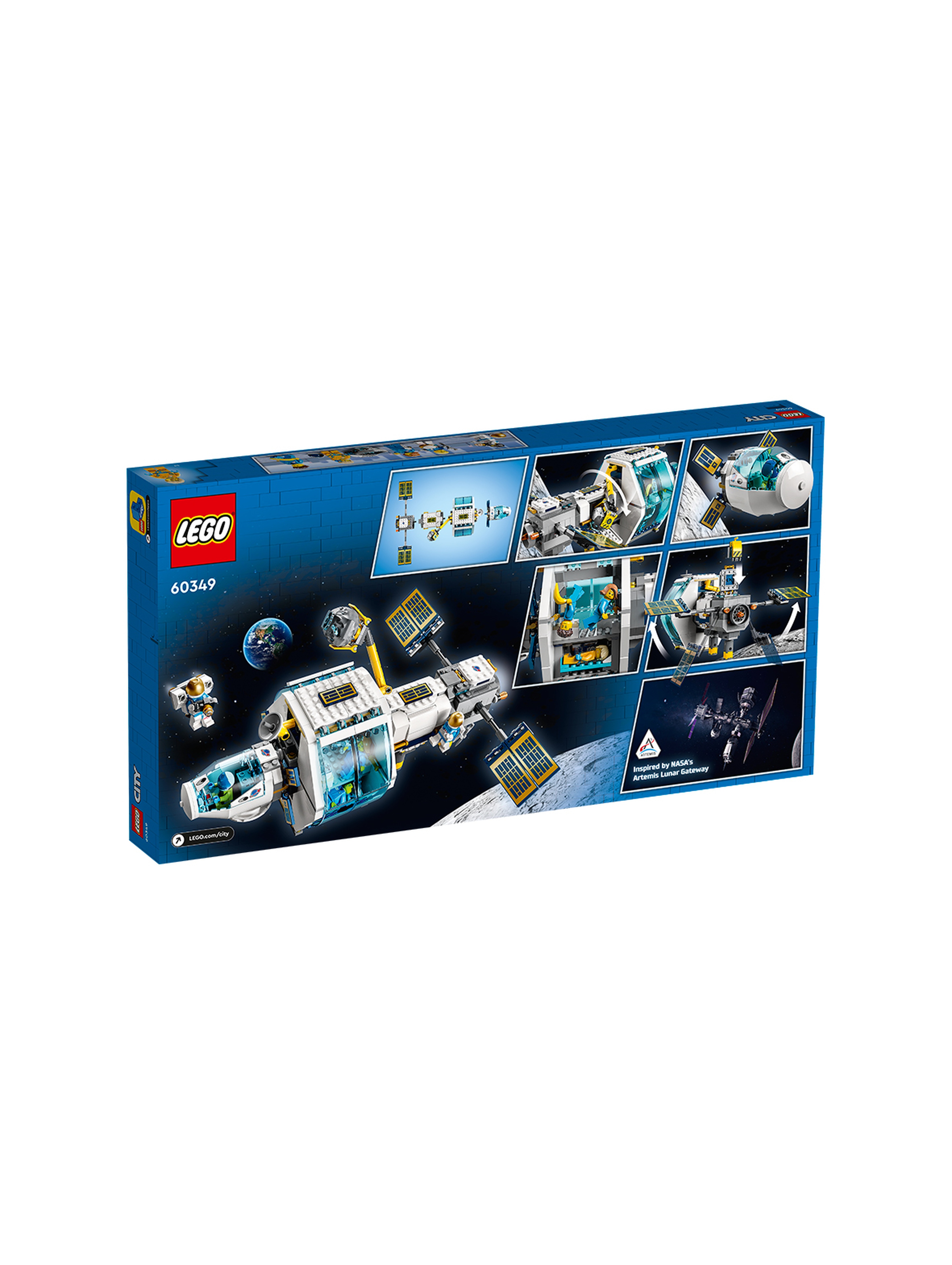 LEGO City - Stacja kosmiczna na Księżycu 60349 - 500 elementów, wiek 6+
