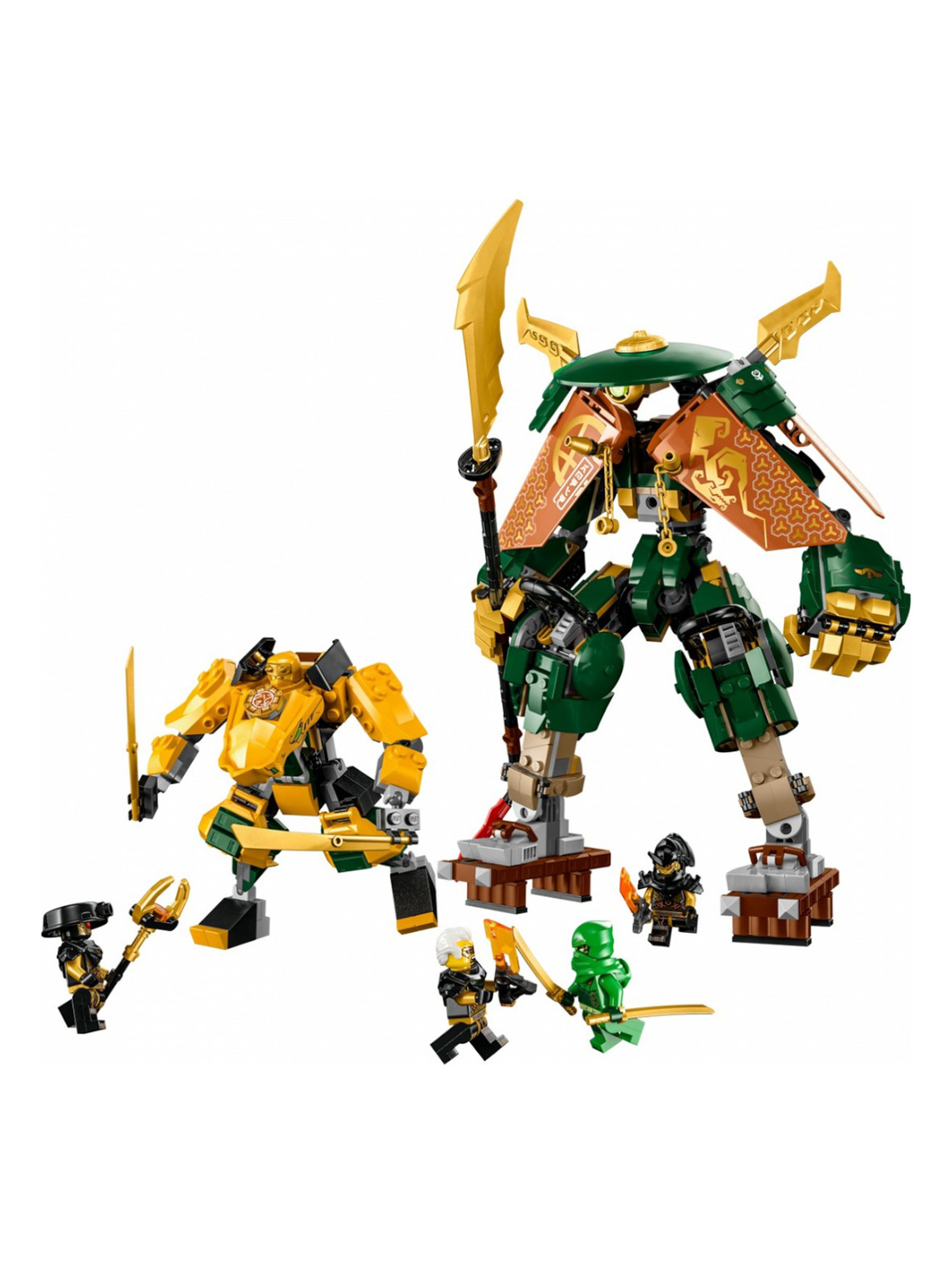 Klocki LEGO Ninjago 71794 Drużyna mechów ninja Lloyda i Arina - 764 elementy, wiek 9 +