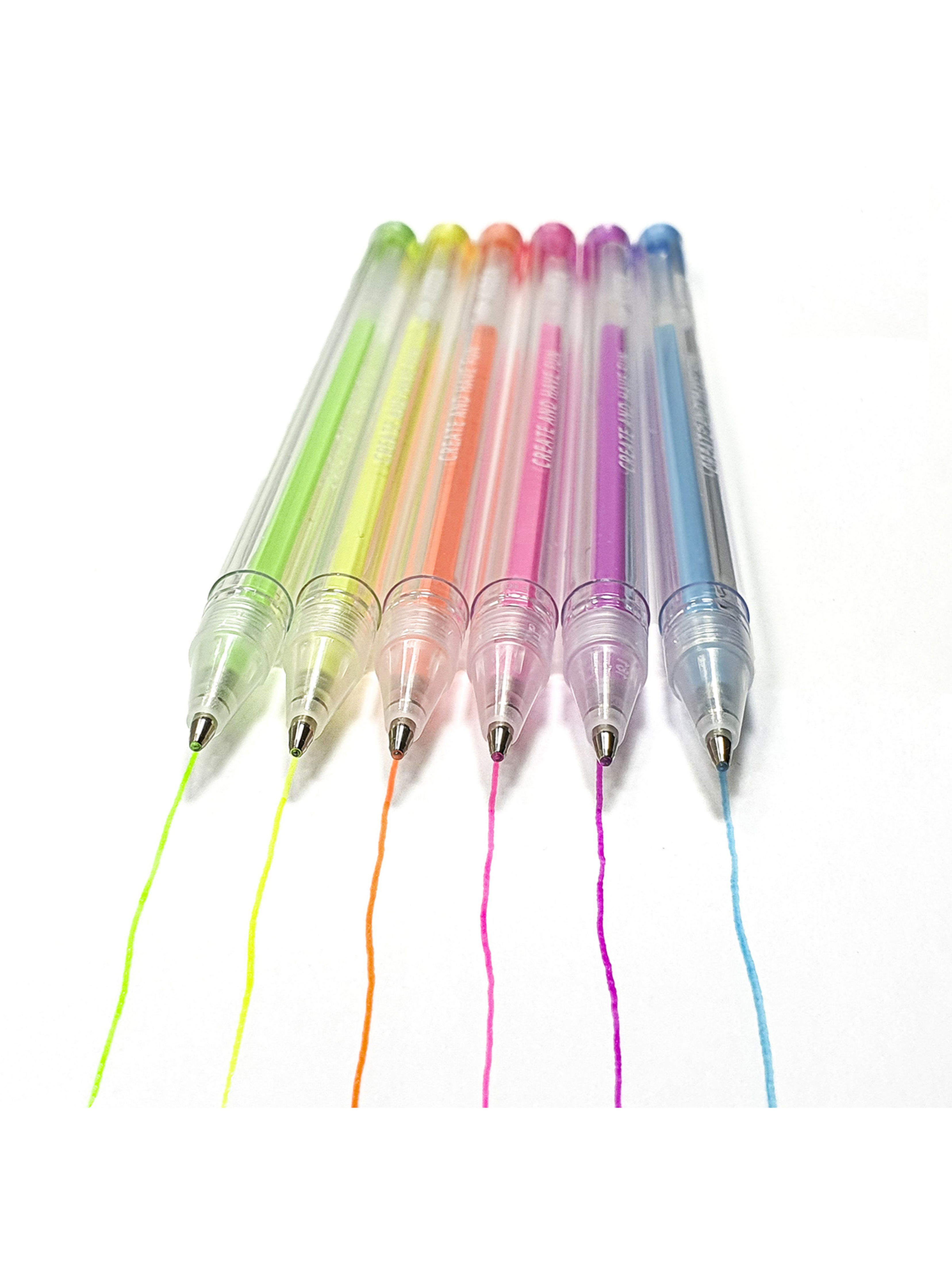 Długopisy pastelowe 6 kolorów Kidea