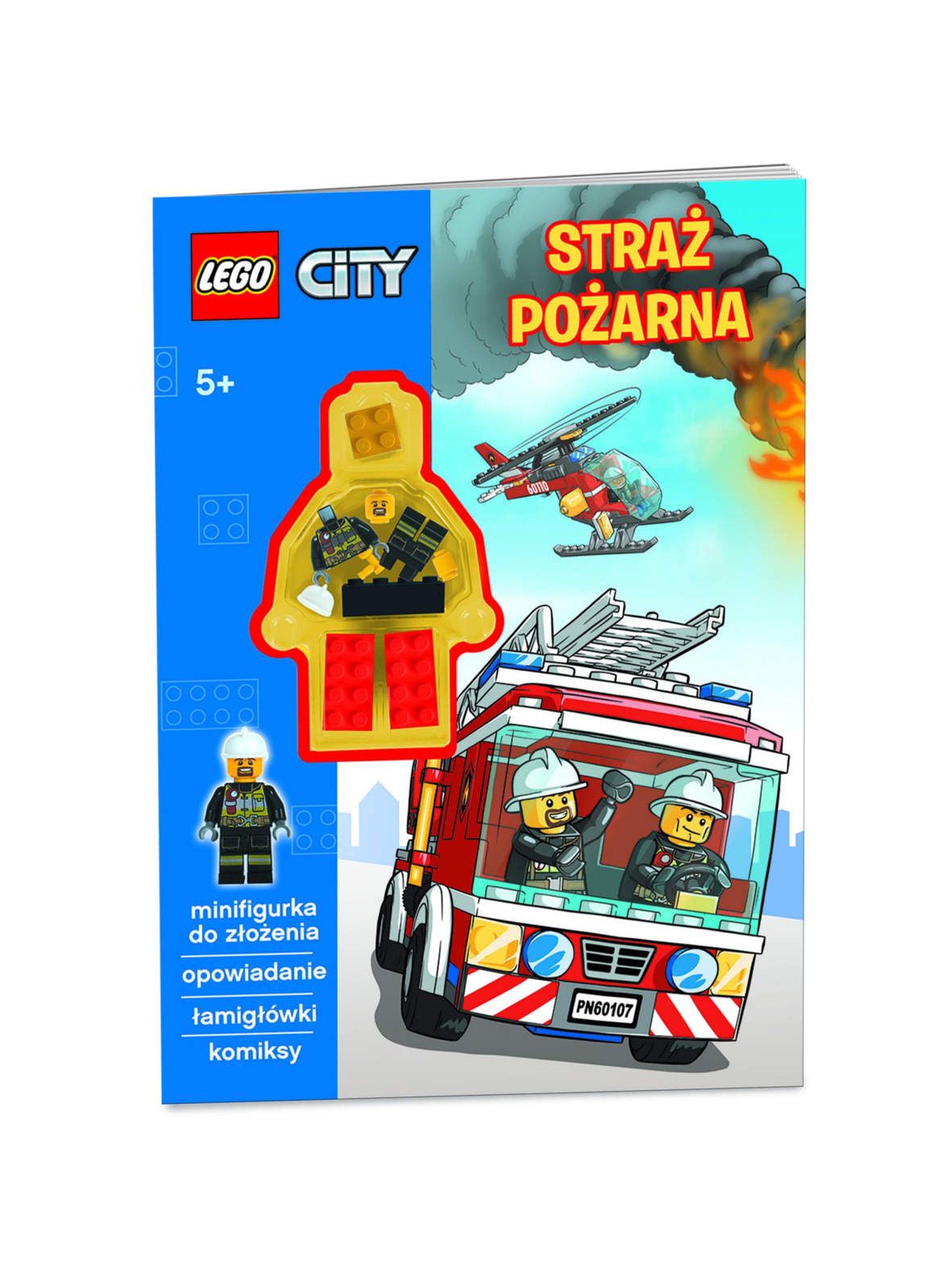 Książka Lego City z minifigurką