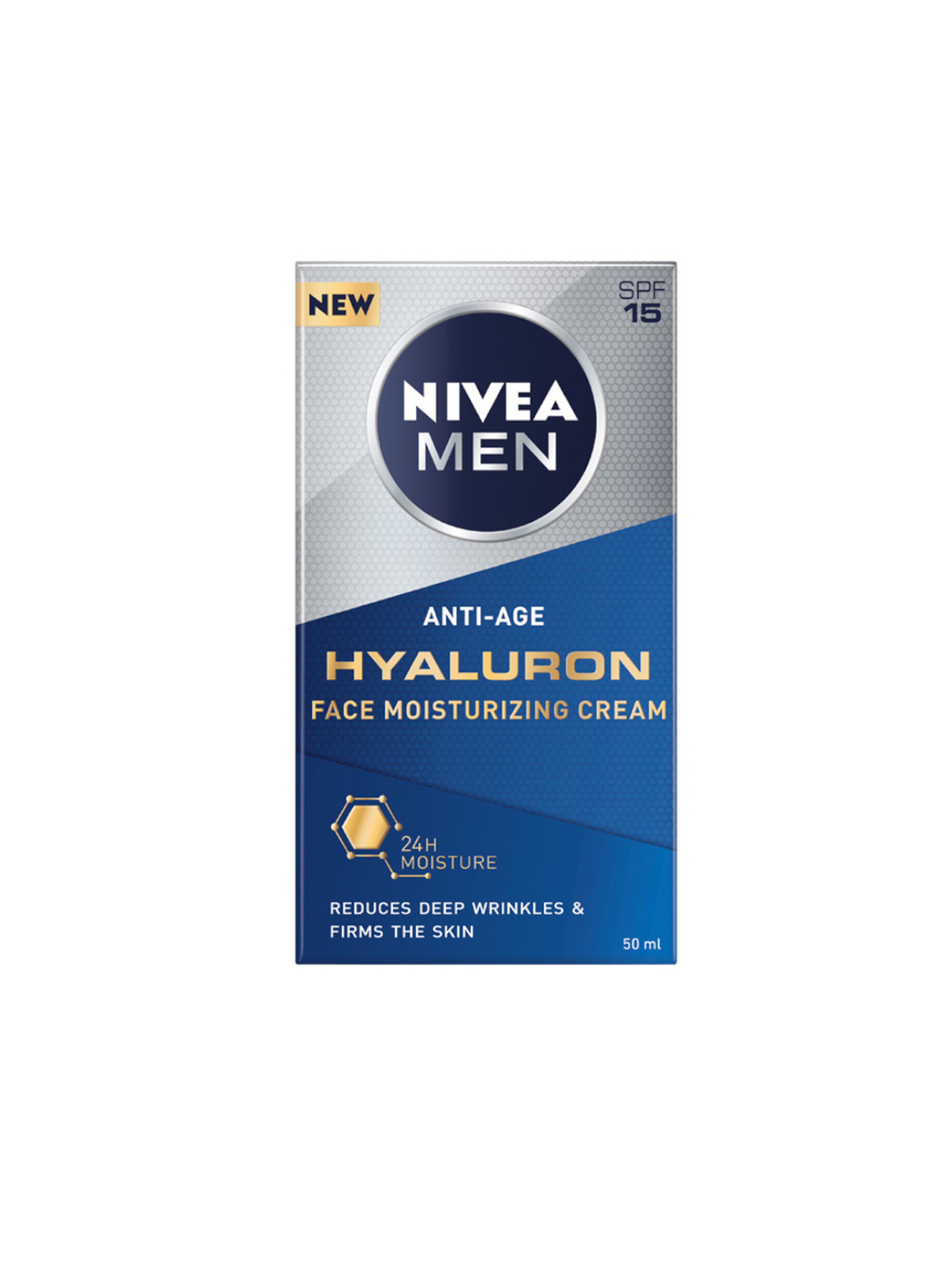 NIVEA Men Hyaluron Przeciwzmarszczkowy krem do twarzy 50 ml