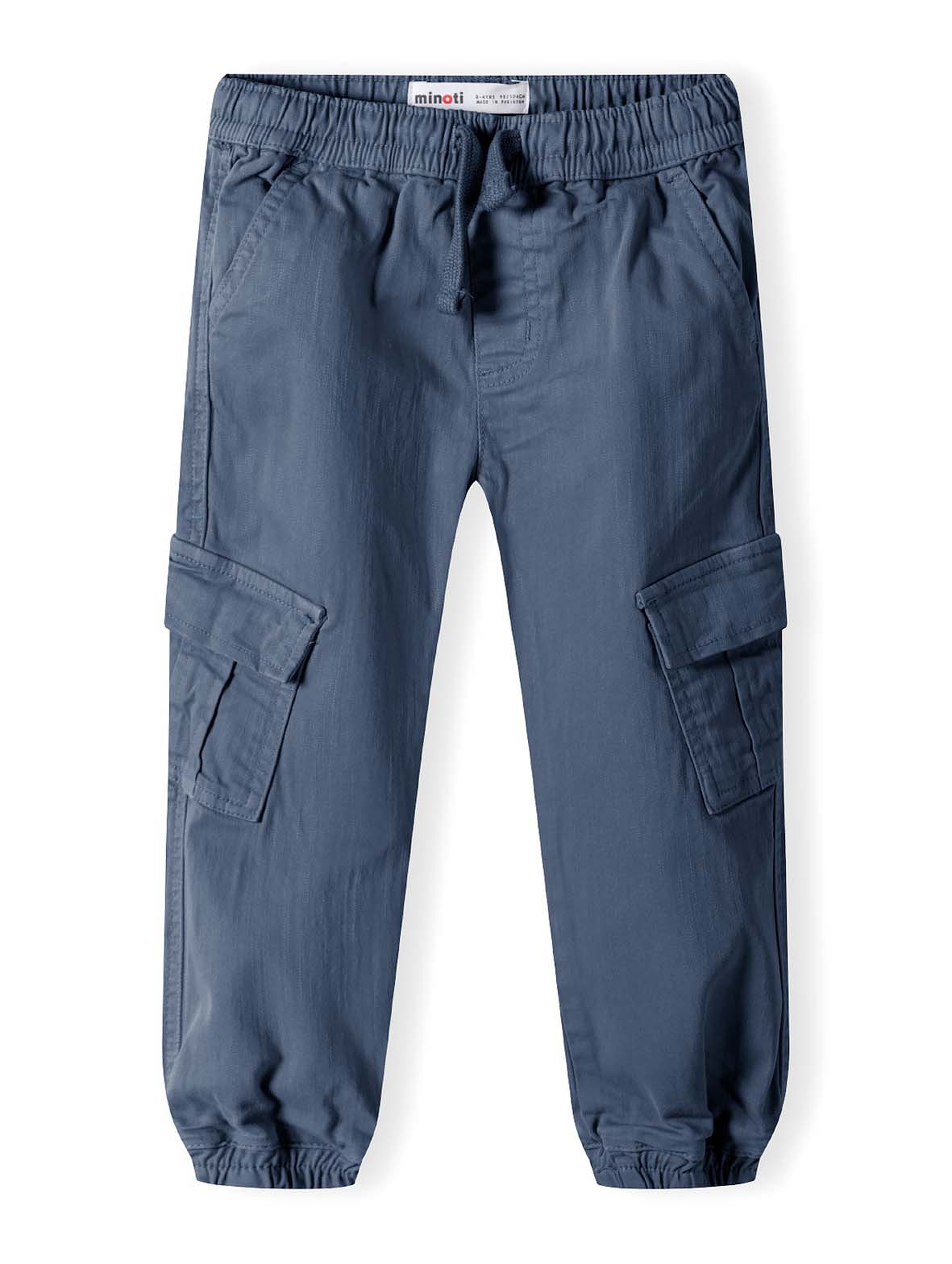 Spodnie niebieskie typu bojówki dla chłopca