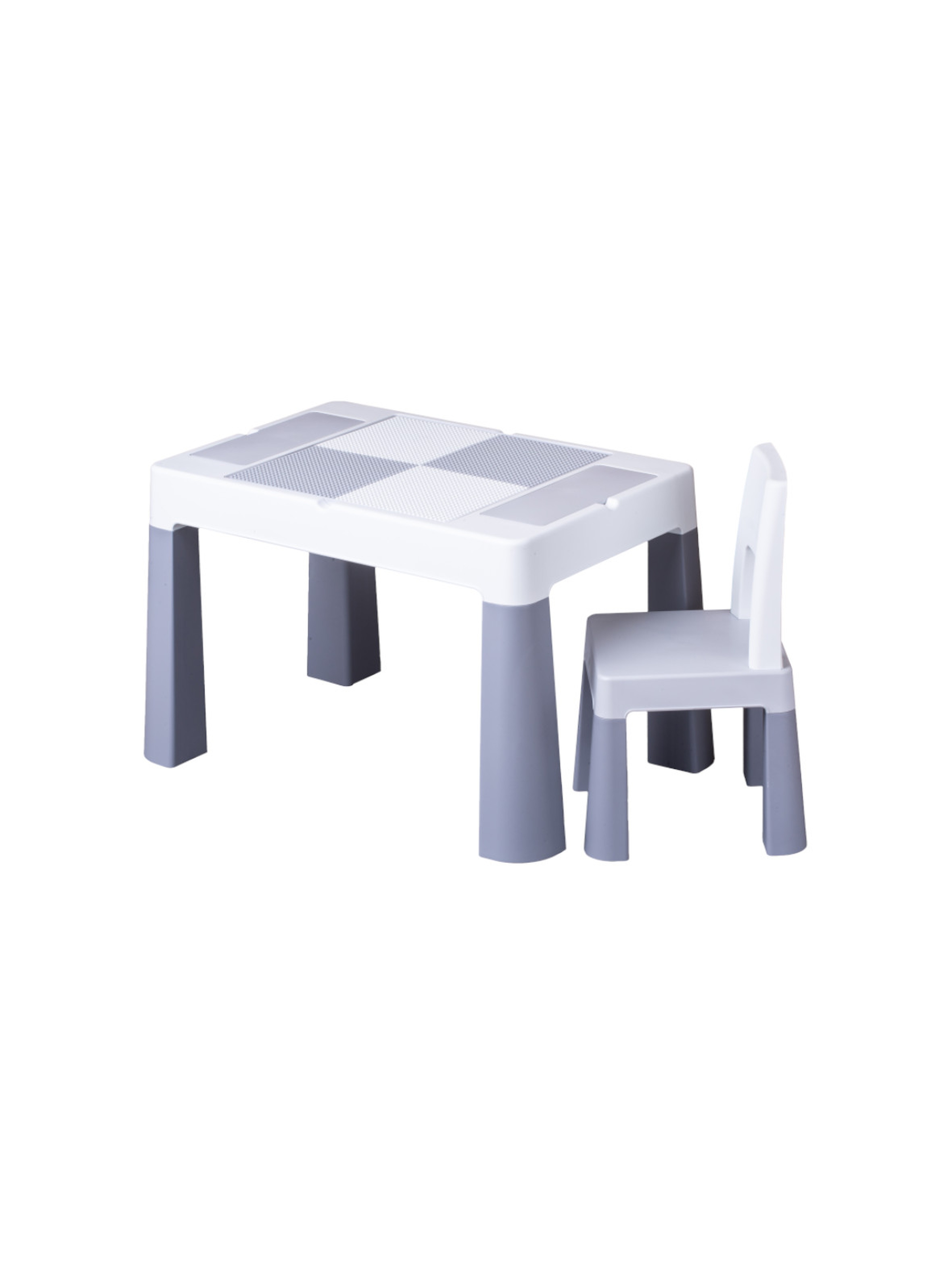 Komplet Multifun stolik i krzesełko - szary