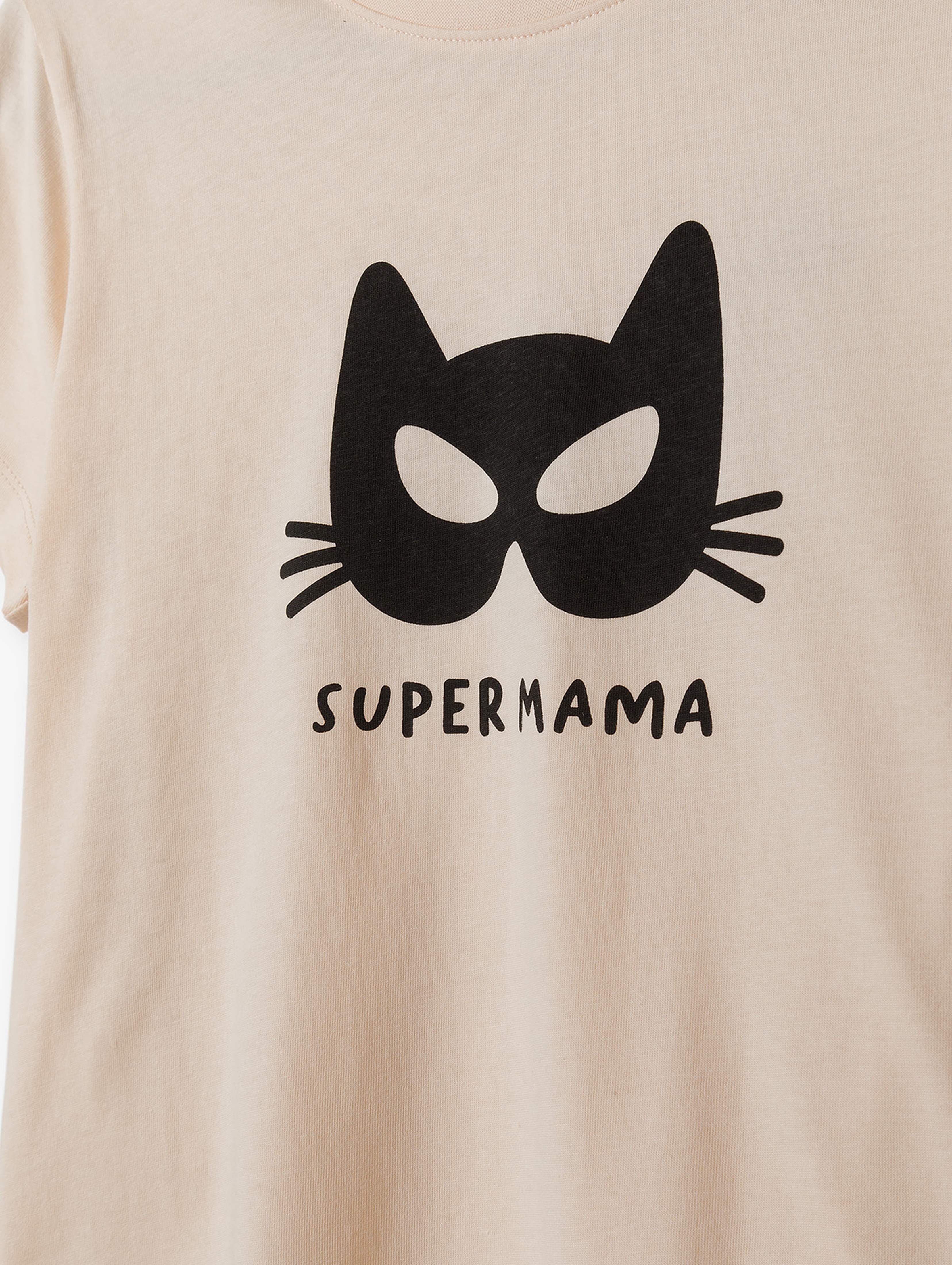 T-shirt damski z napisem - Super Mama