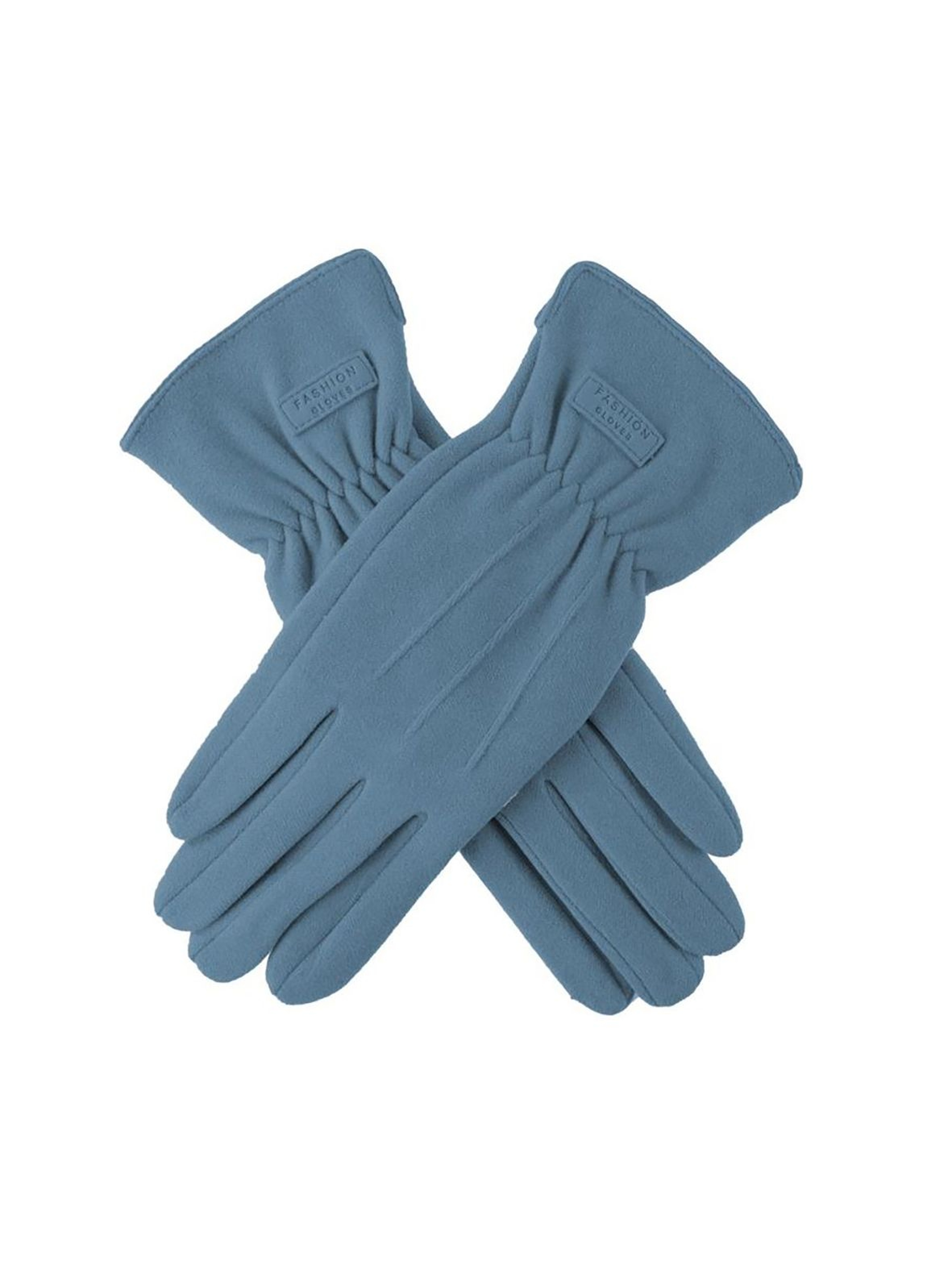 Rękawiczki damskie - niebieskie