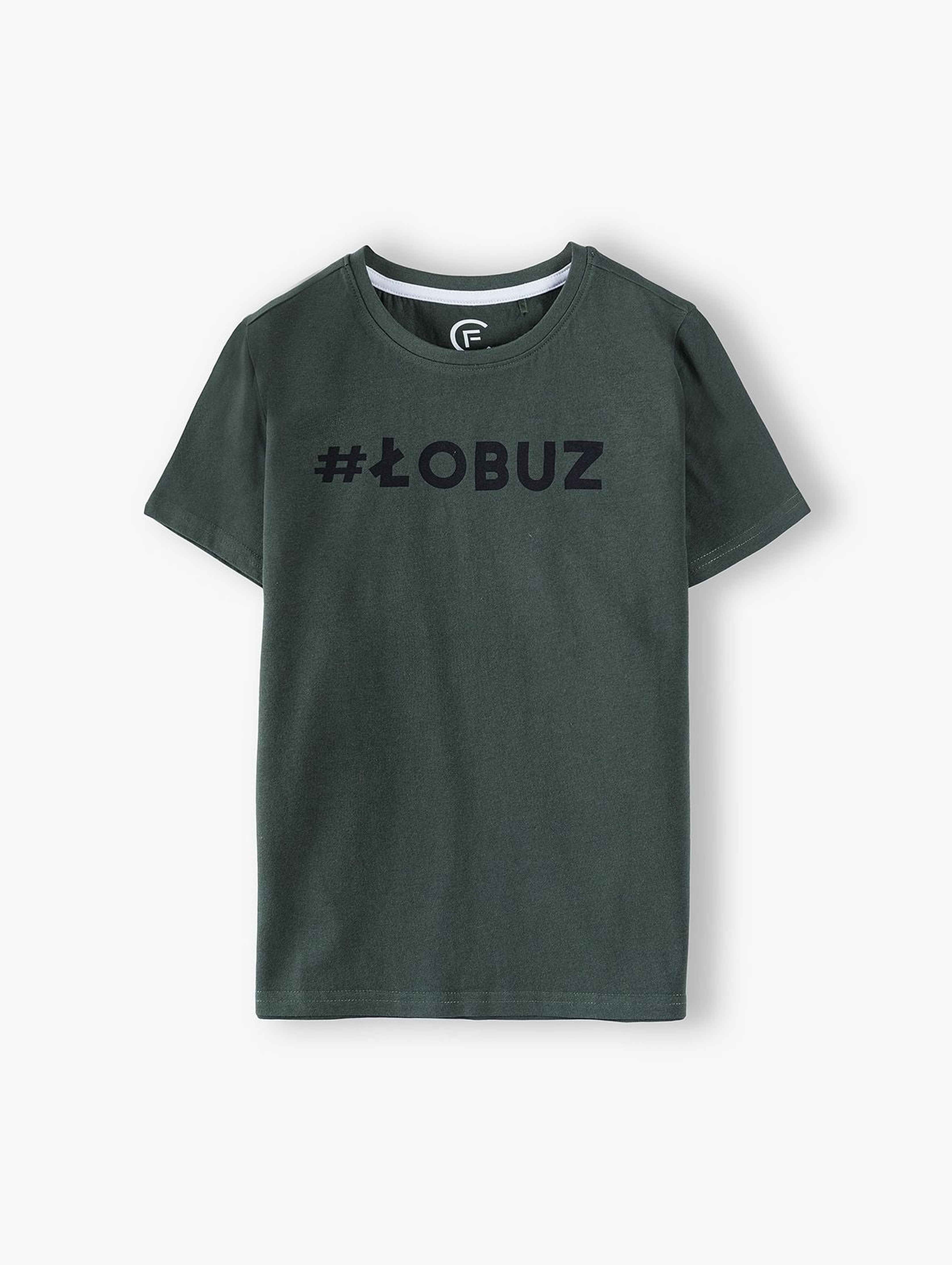 Bawełniany t-shirt chłopięcy-#Łobuz