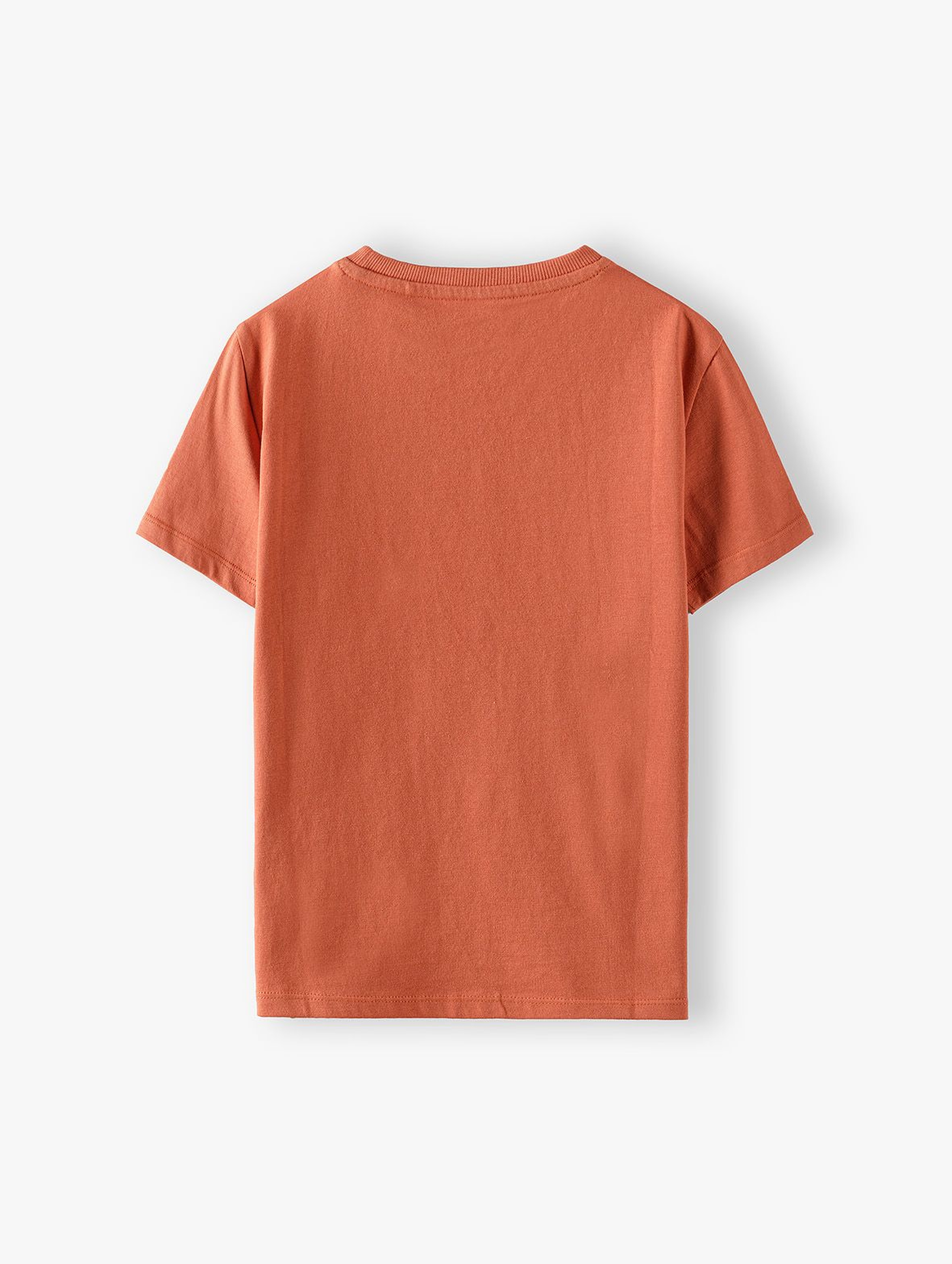 T-shirt chłopięcy bawełniany z kieszonką
