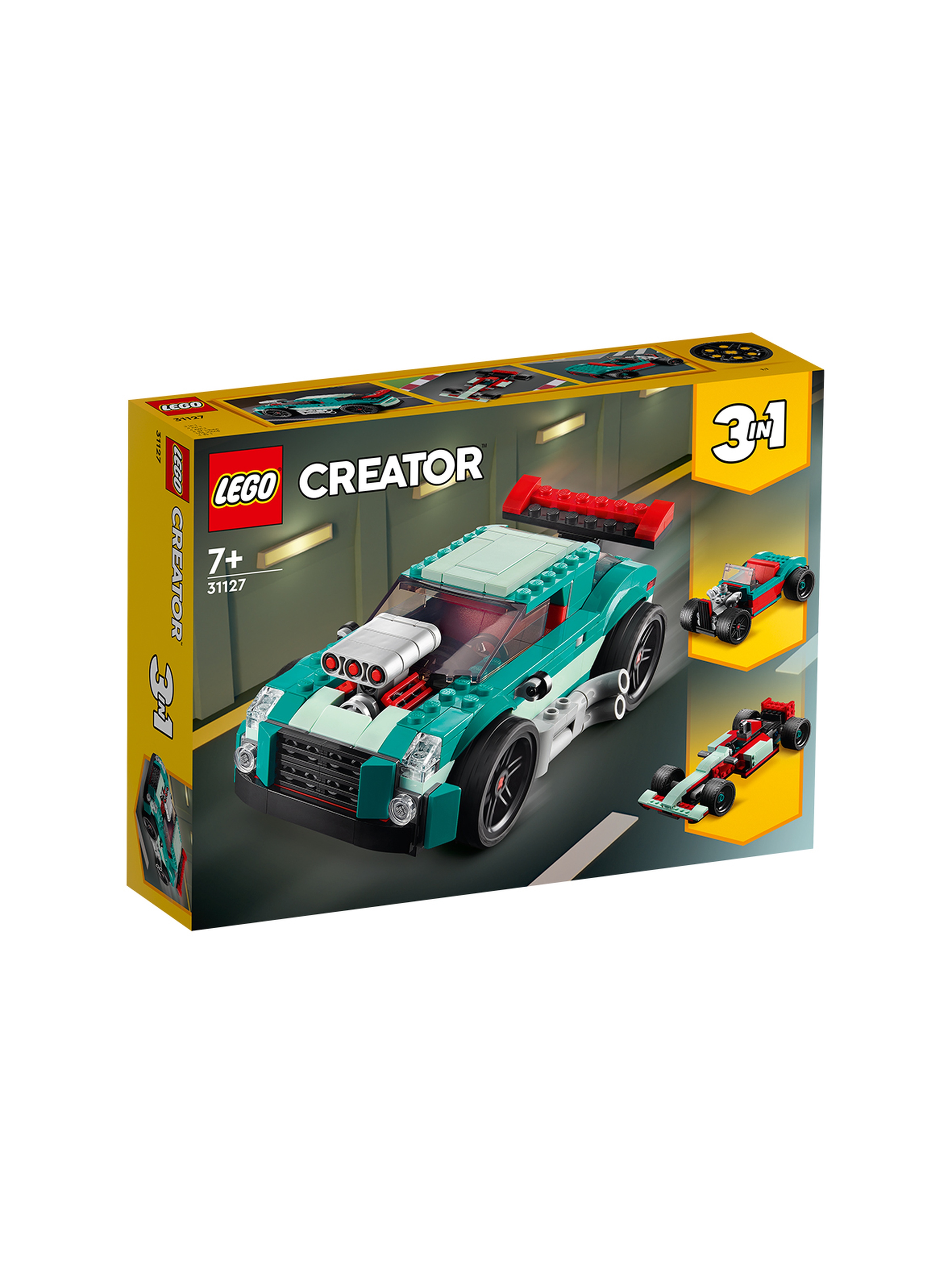 LEGO Creator - Uliczna wyścigówka 31127 - 258 elementów, wiek 7+