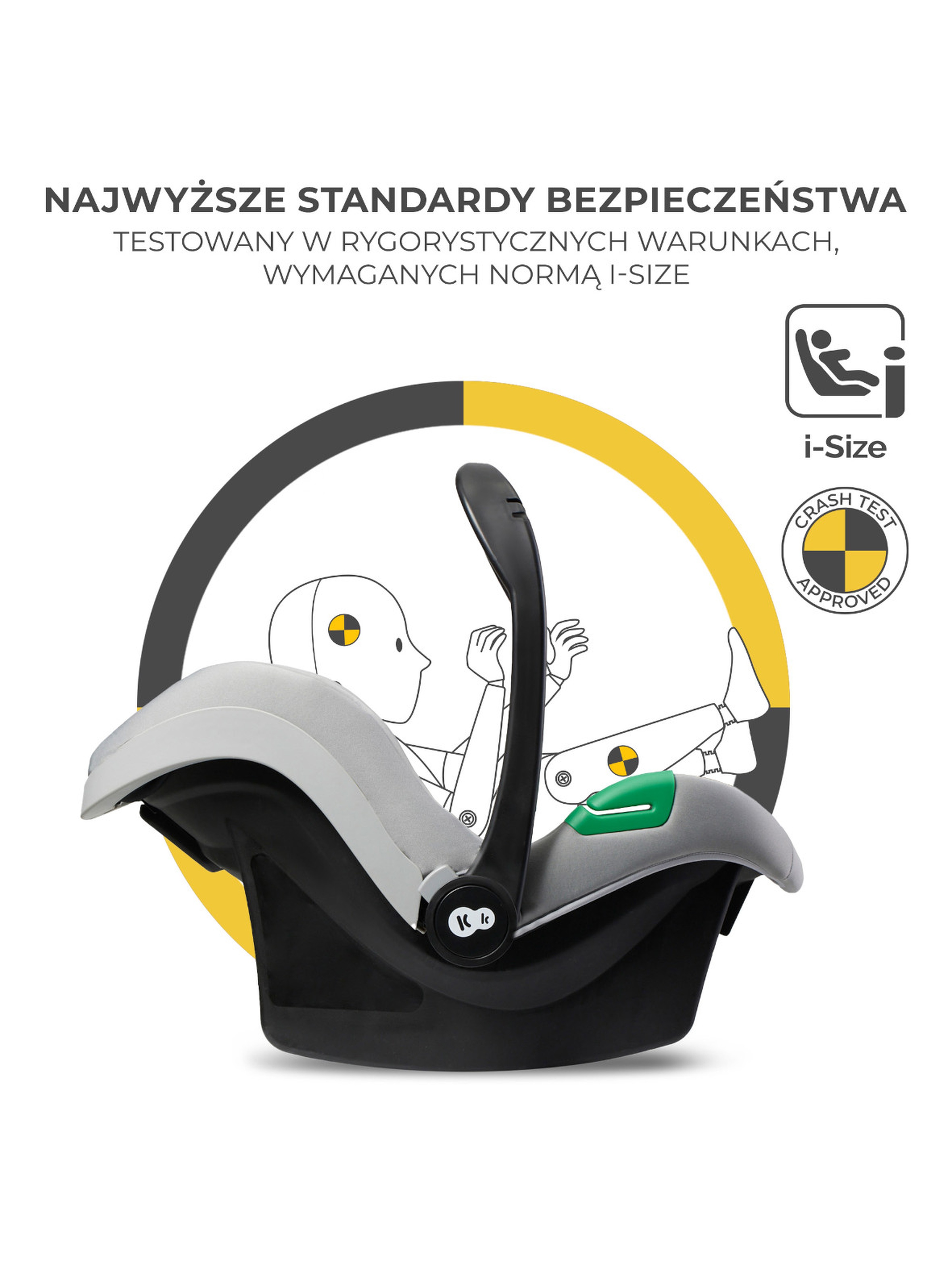 Kinderkraft wózek wielofunkcyjny NEWLY 3IN1 MINK PRO MOONLIGHT GREY - szary