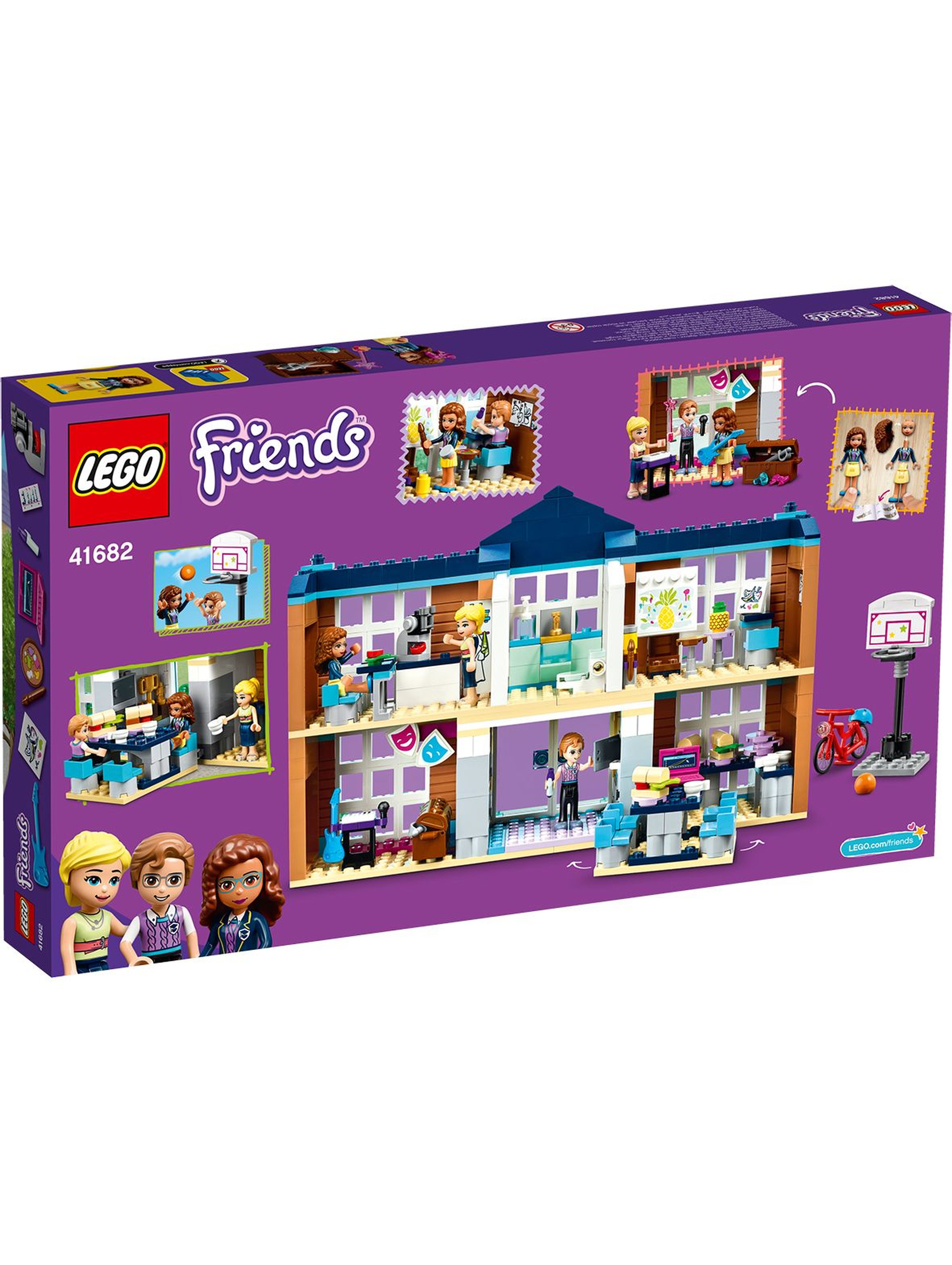 LEGO Friends - Szkoła w mieście Heartlake 41682 - 605 elementów, wiek 6 +