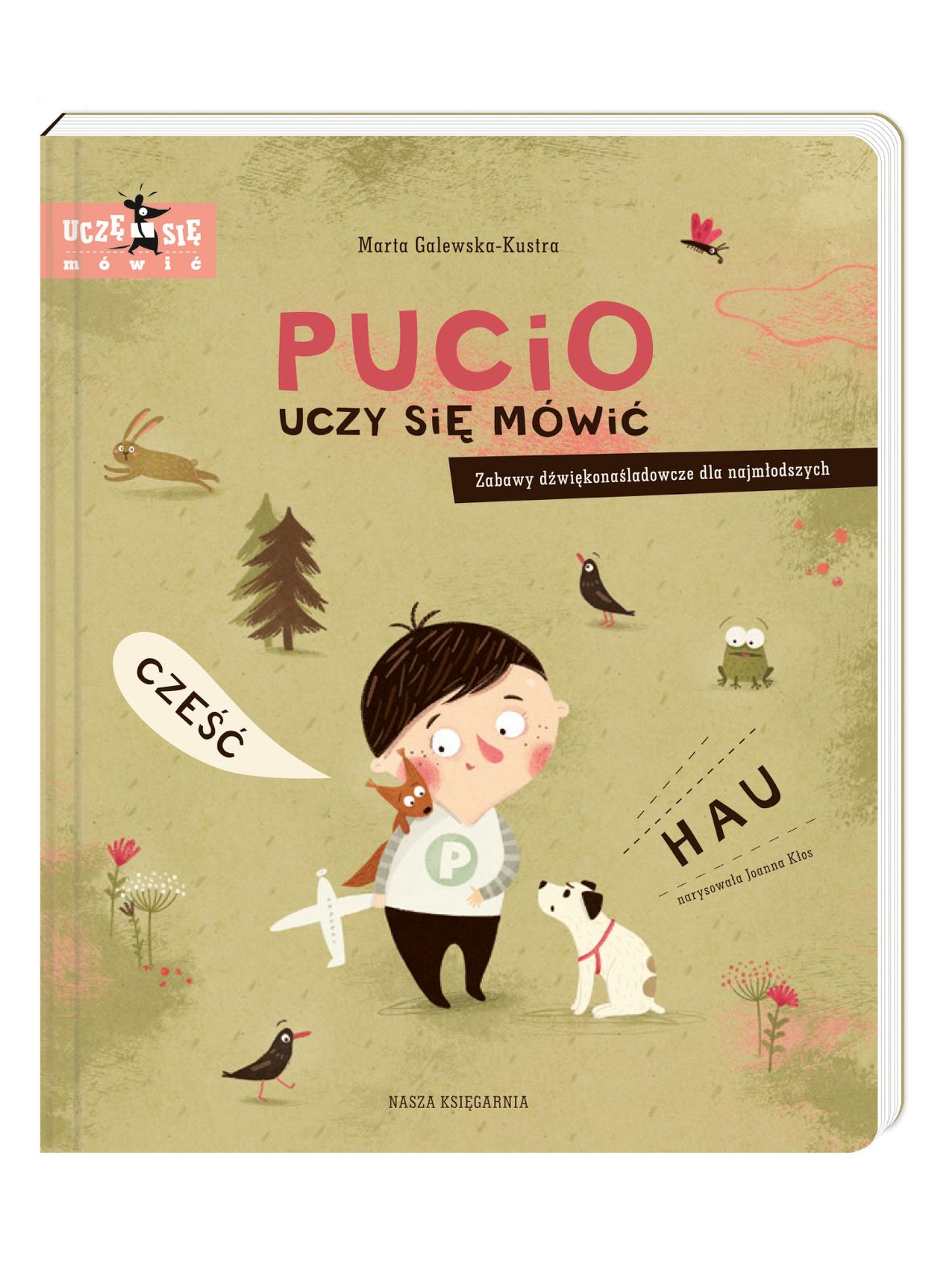 Książka "Pucio uczy się mówić. Zabawy dźwiękonaśladowcze dla najmłodszych"