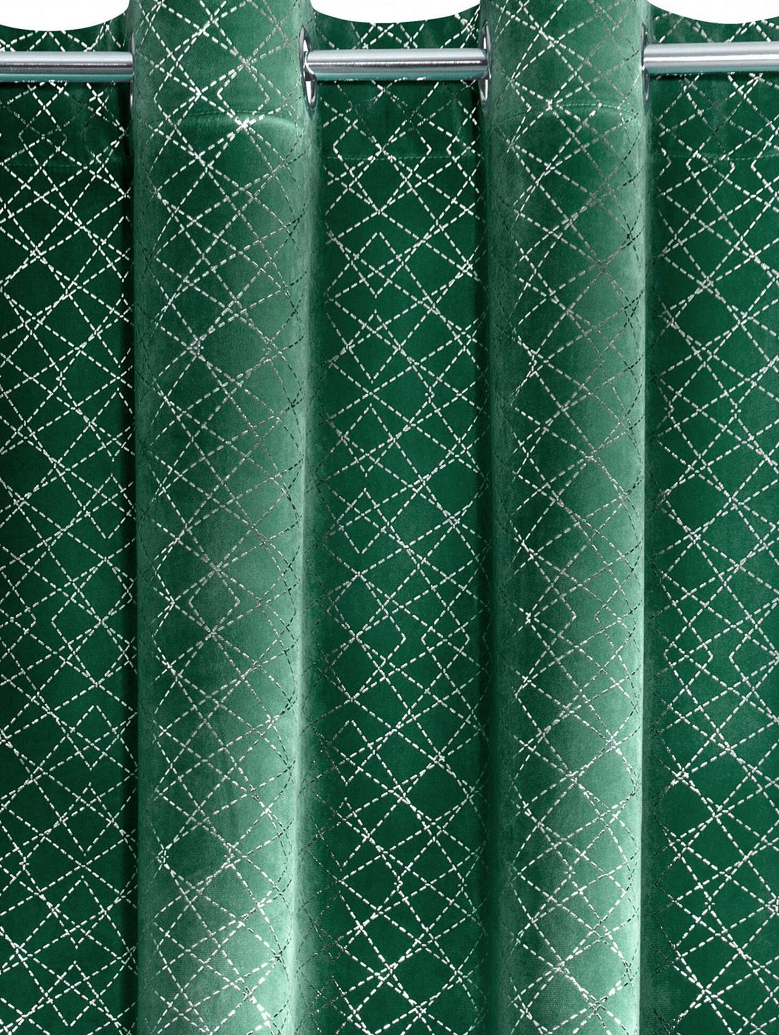 Zasłona gotowa Moly 140x250 cm - zielona