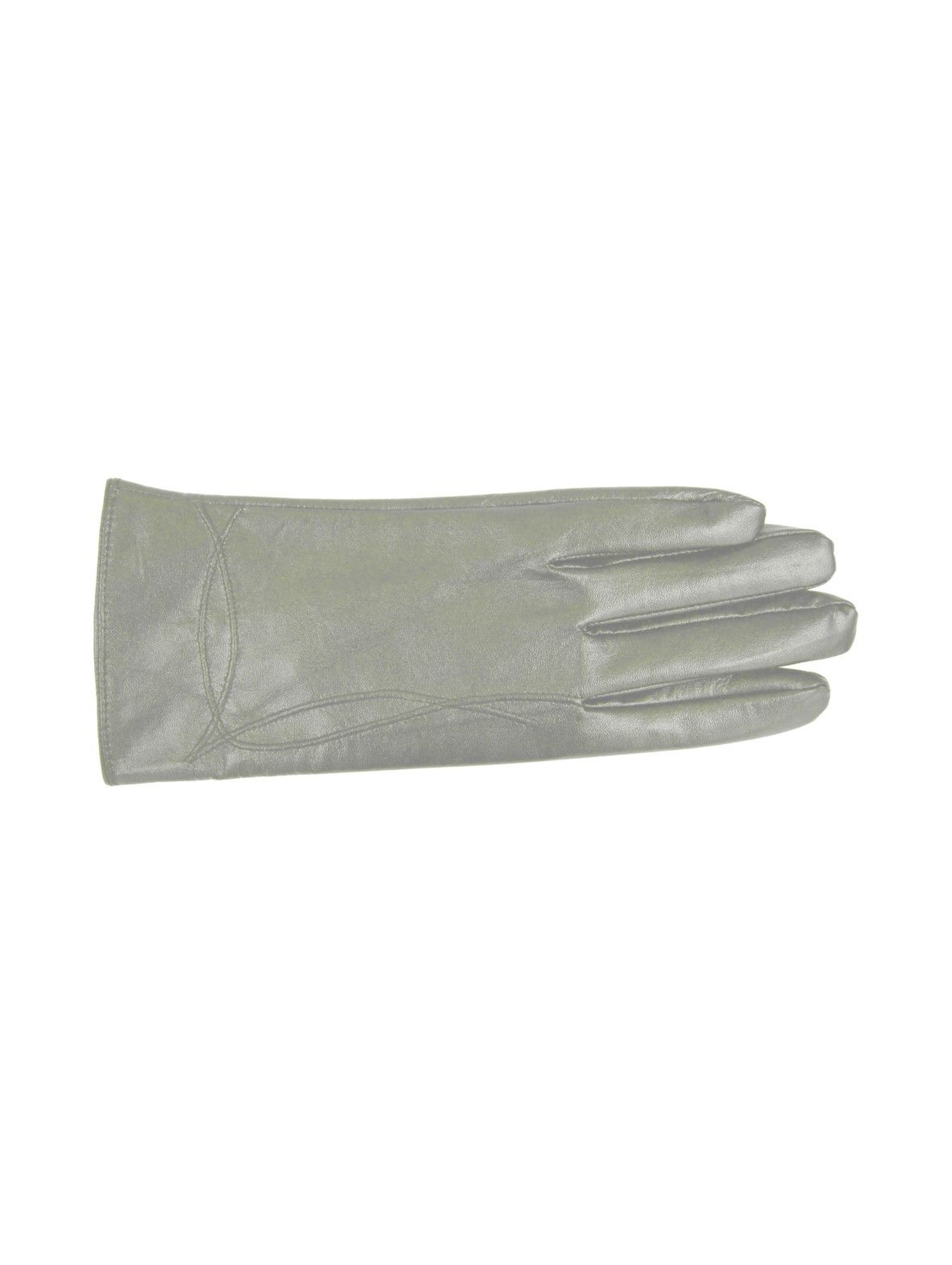 Rękawiczki damskie skórzane - szare
