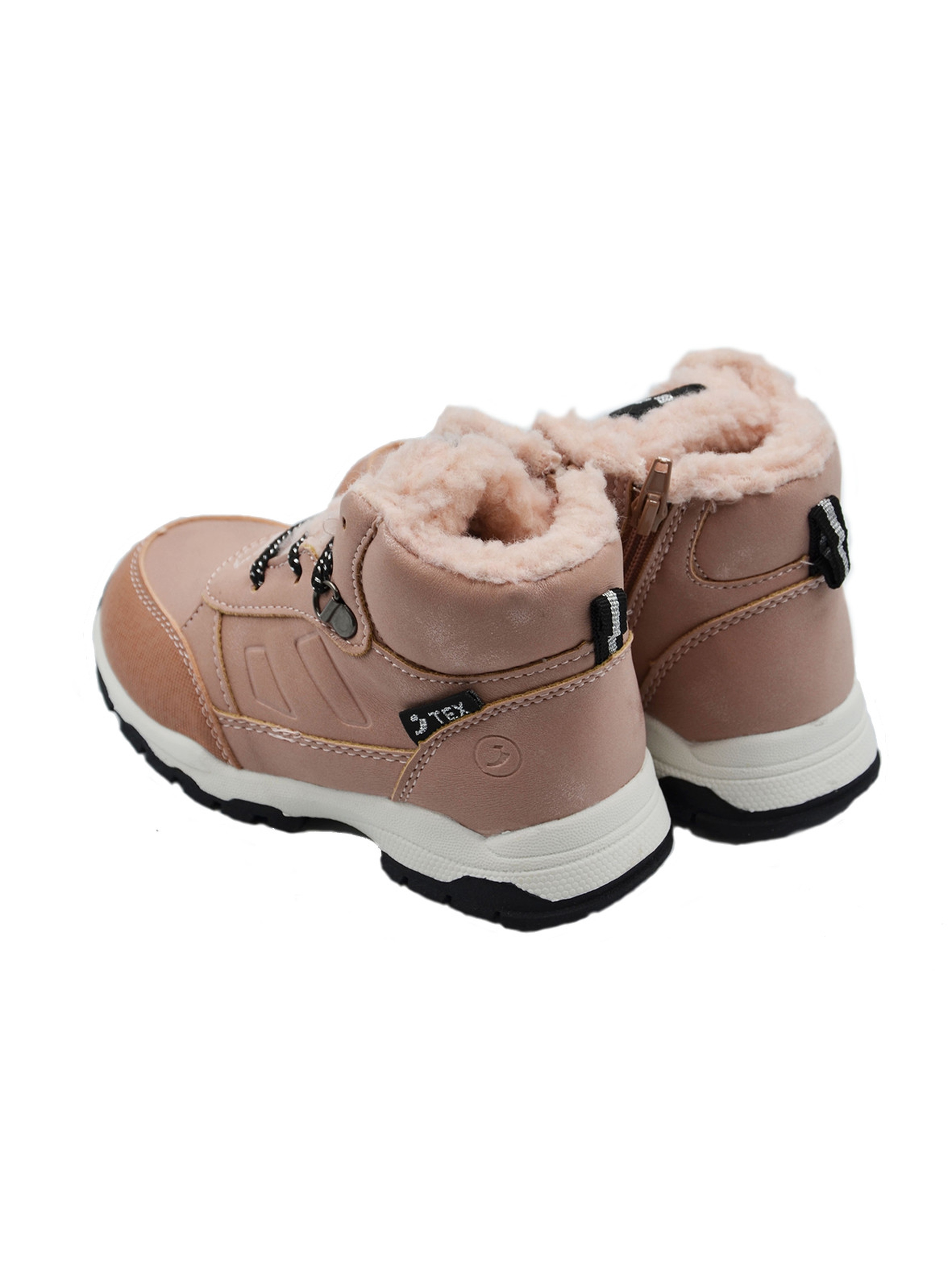 Różowe buty zimowe dziewczęce