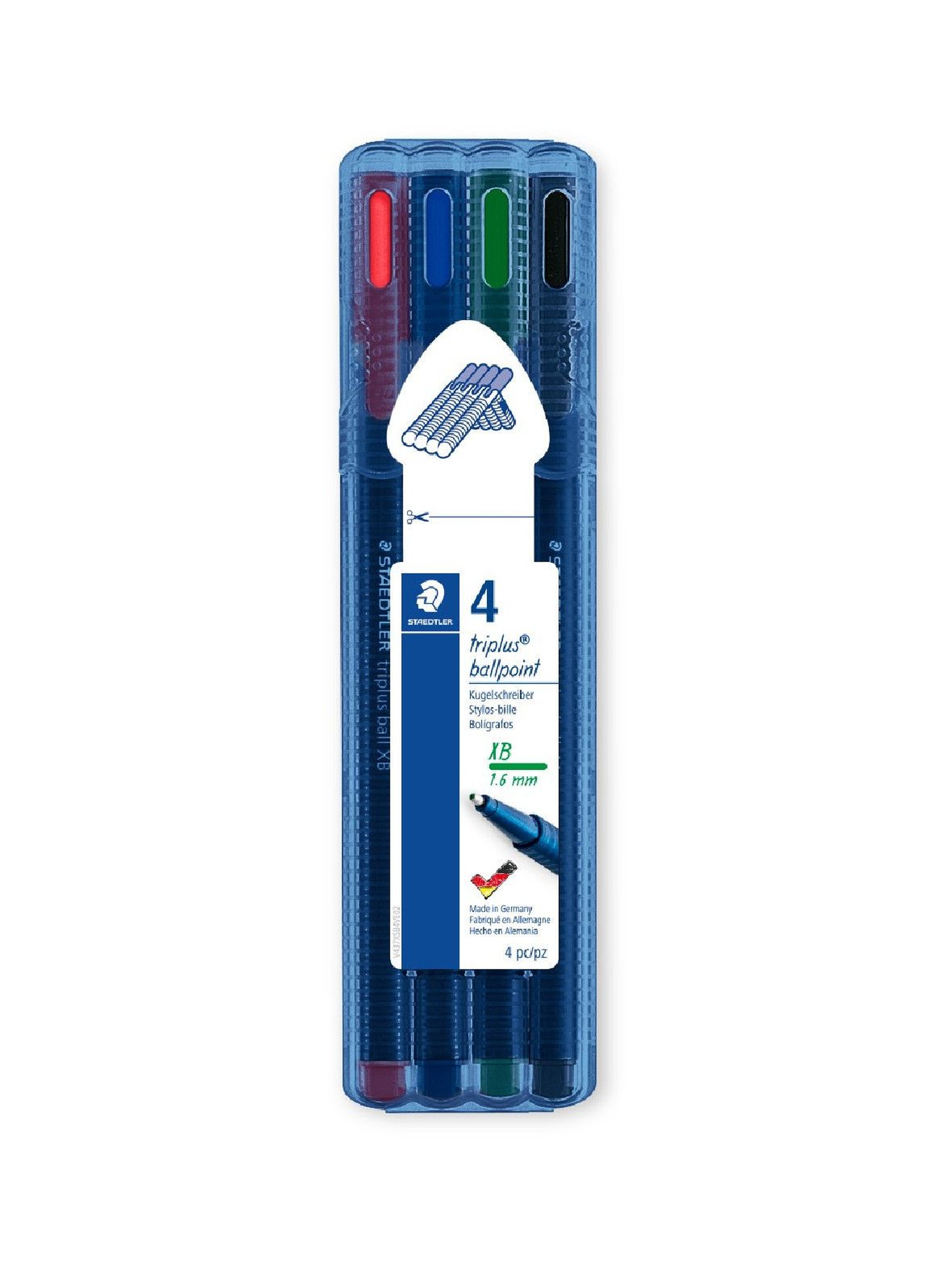 Długopis triplus ball XB Staedtler - 4 kolorów w etui
