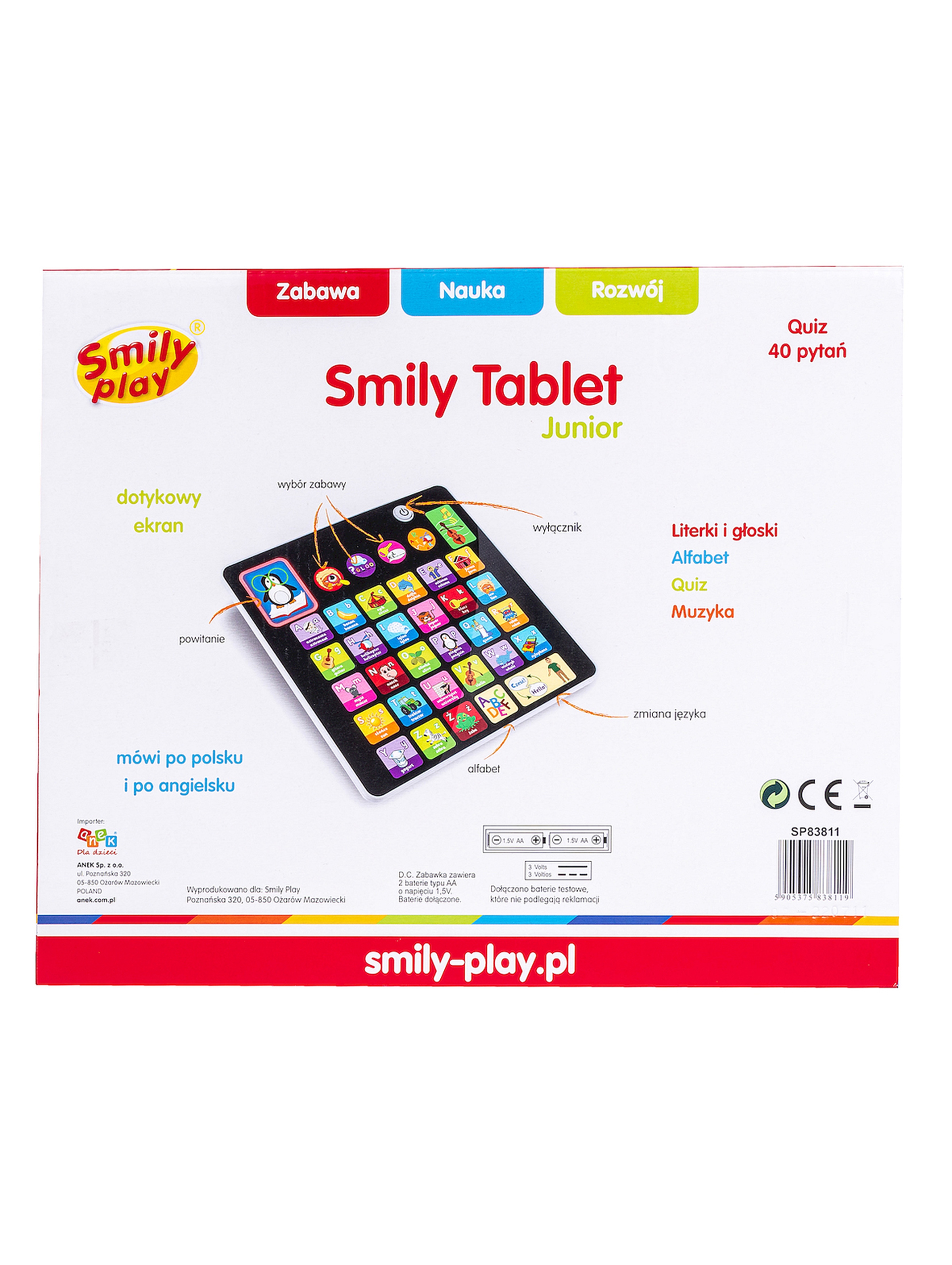 Smily tablet dla dzieci