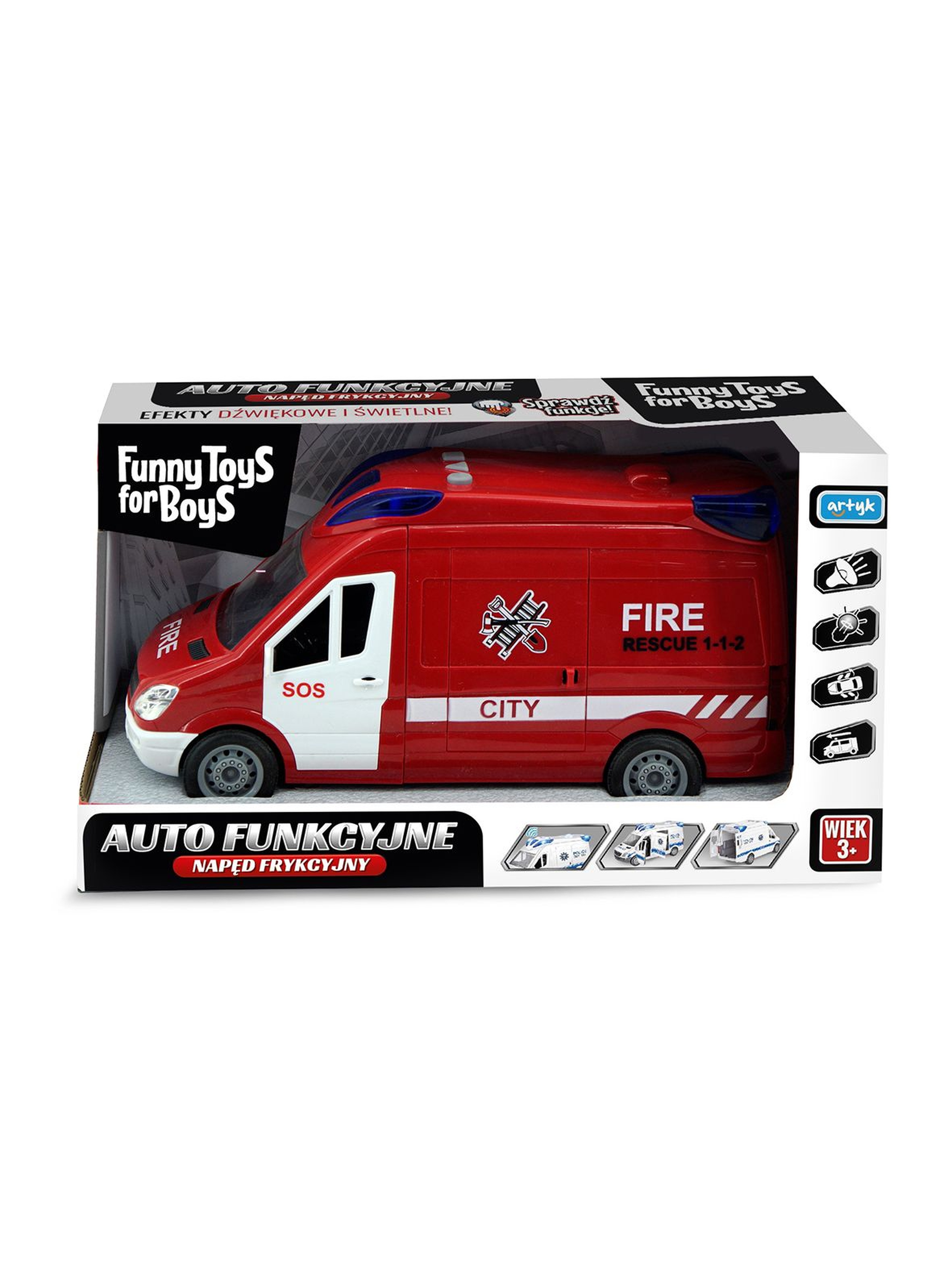 Auto straż pożarna toys for boys