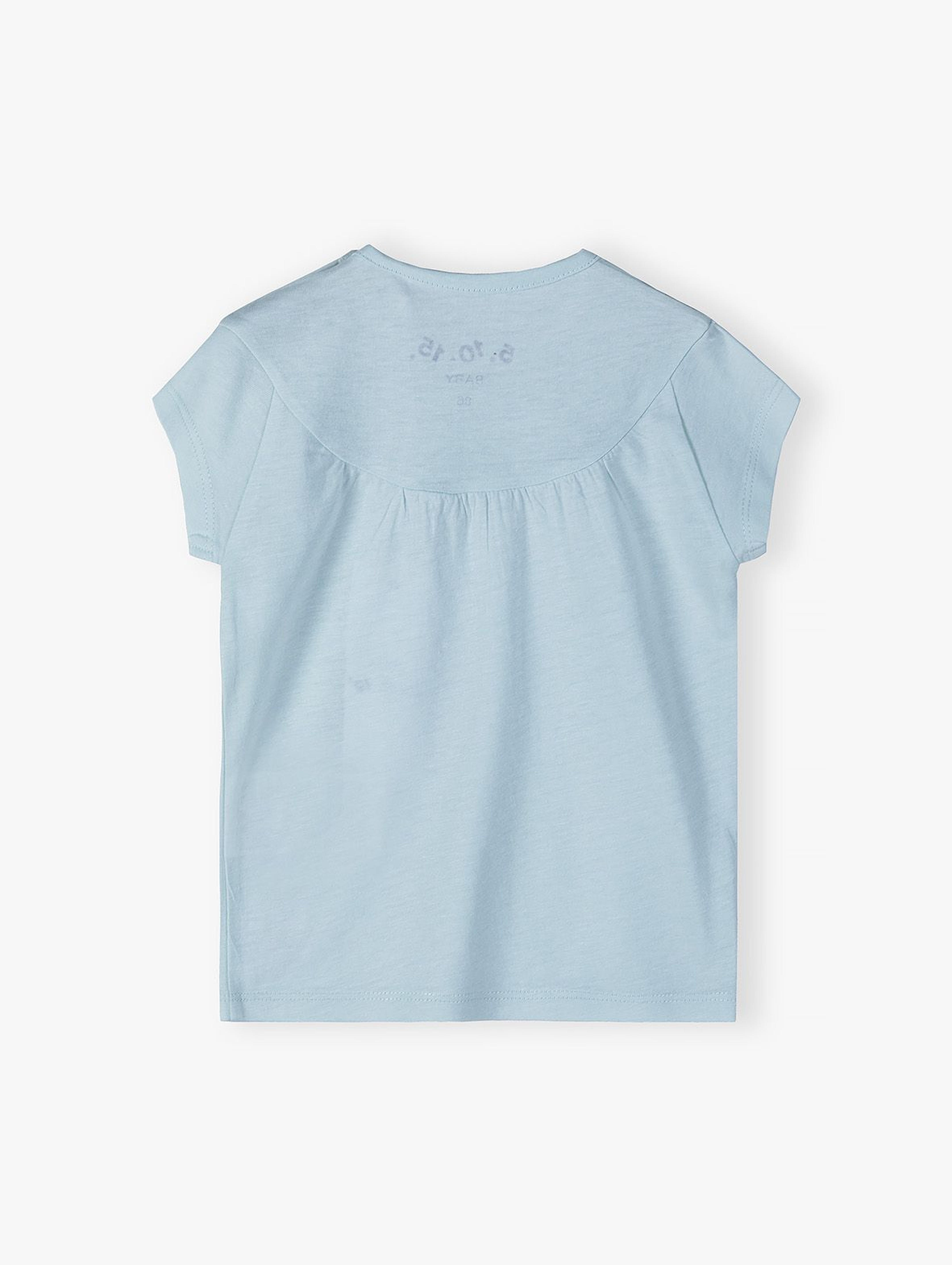 Dzianinowa bluzka niemowlęca z krótkim rękawem