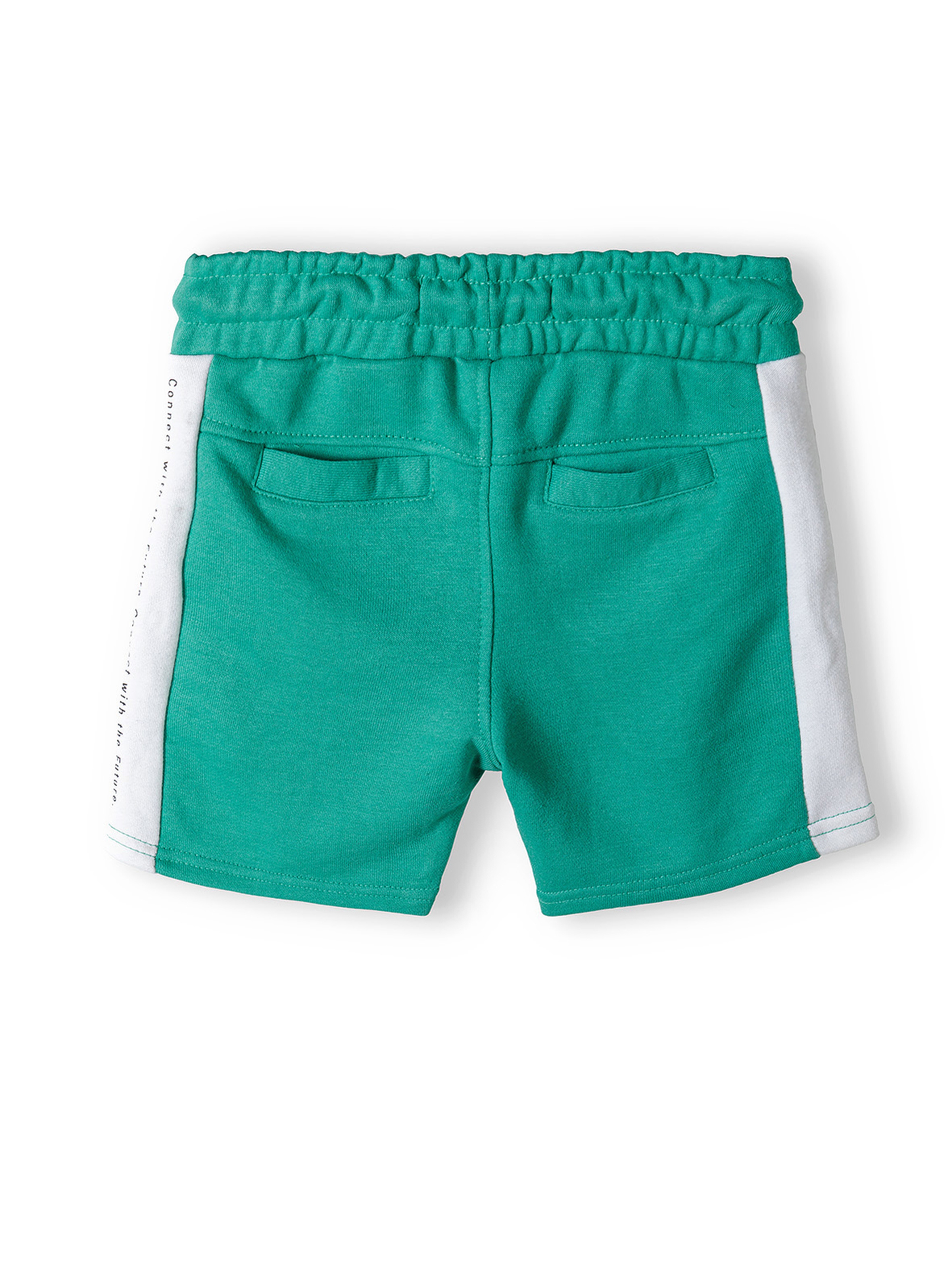 Zielone krótkie spodenki dresowe dla chłopca
