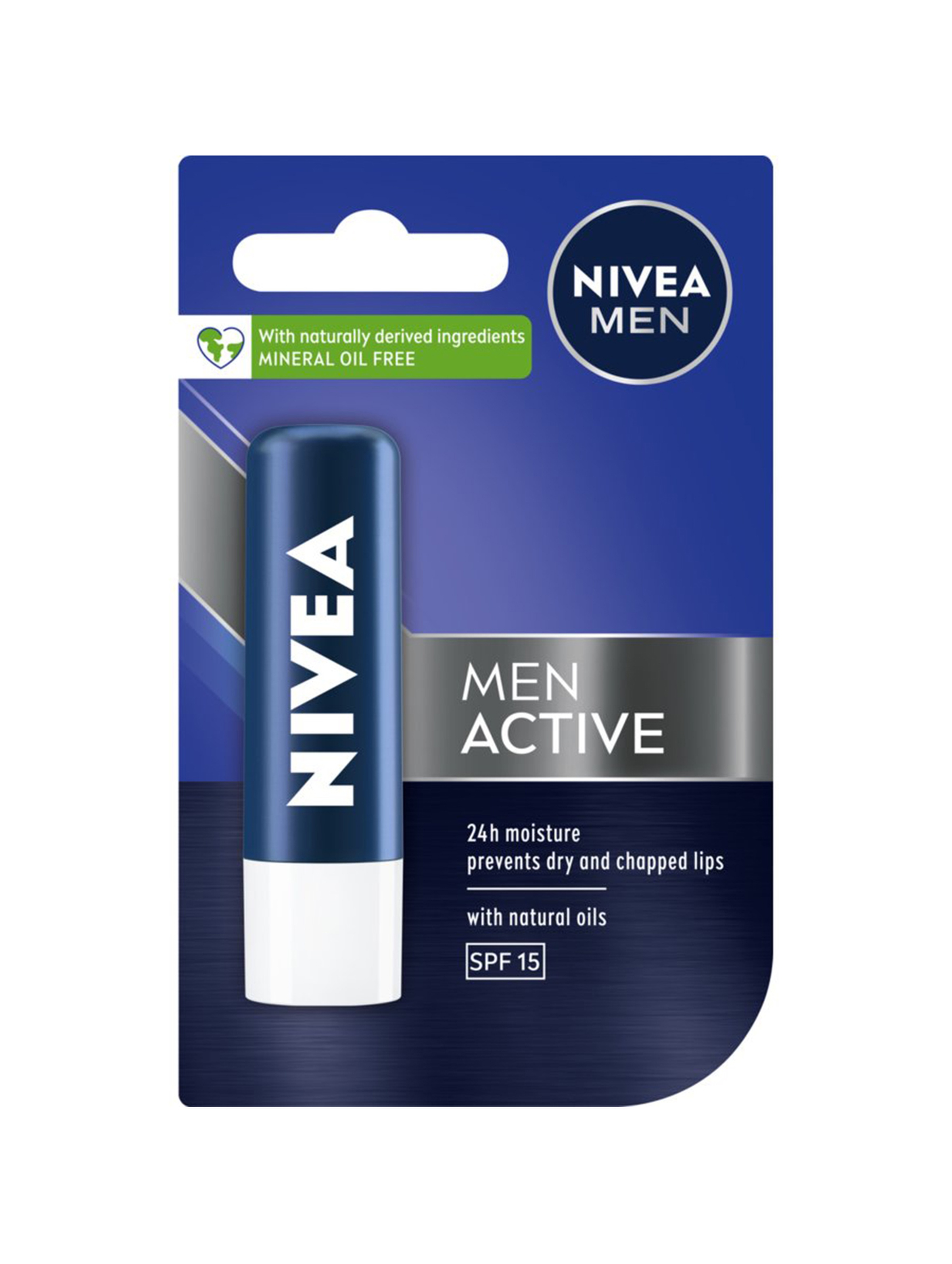 NIVEA Men Active Care Pomadka do ust 4,8 g