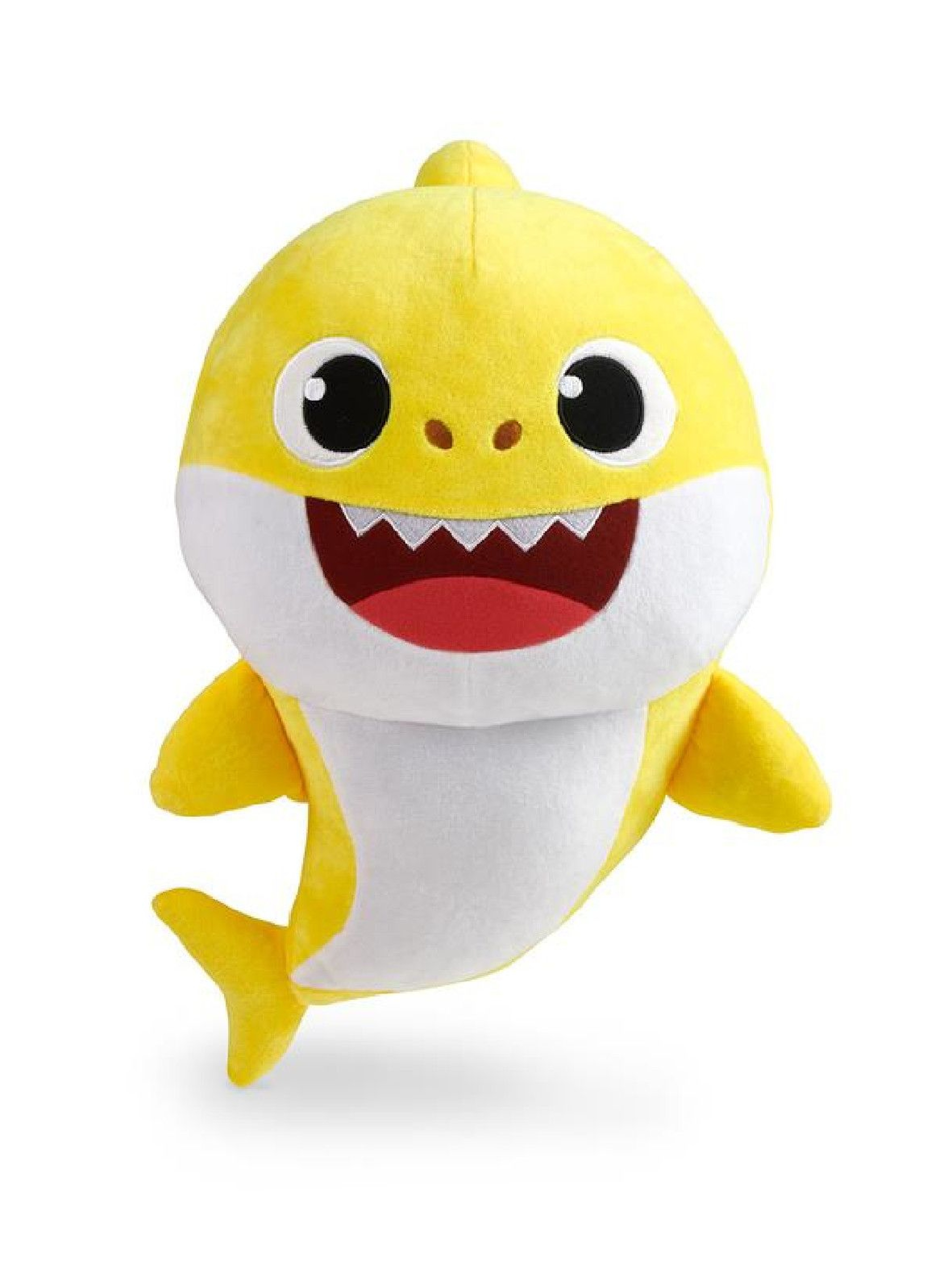 Baby Shark śpiewająca pluszowa wypchana zabawka - żółta