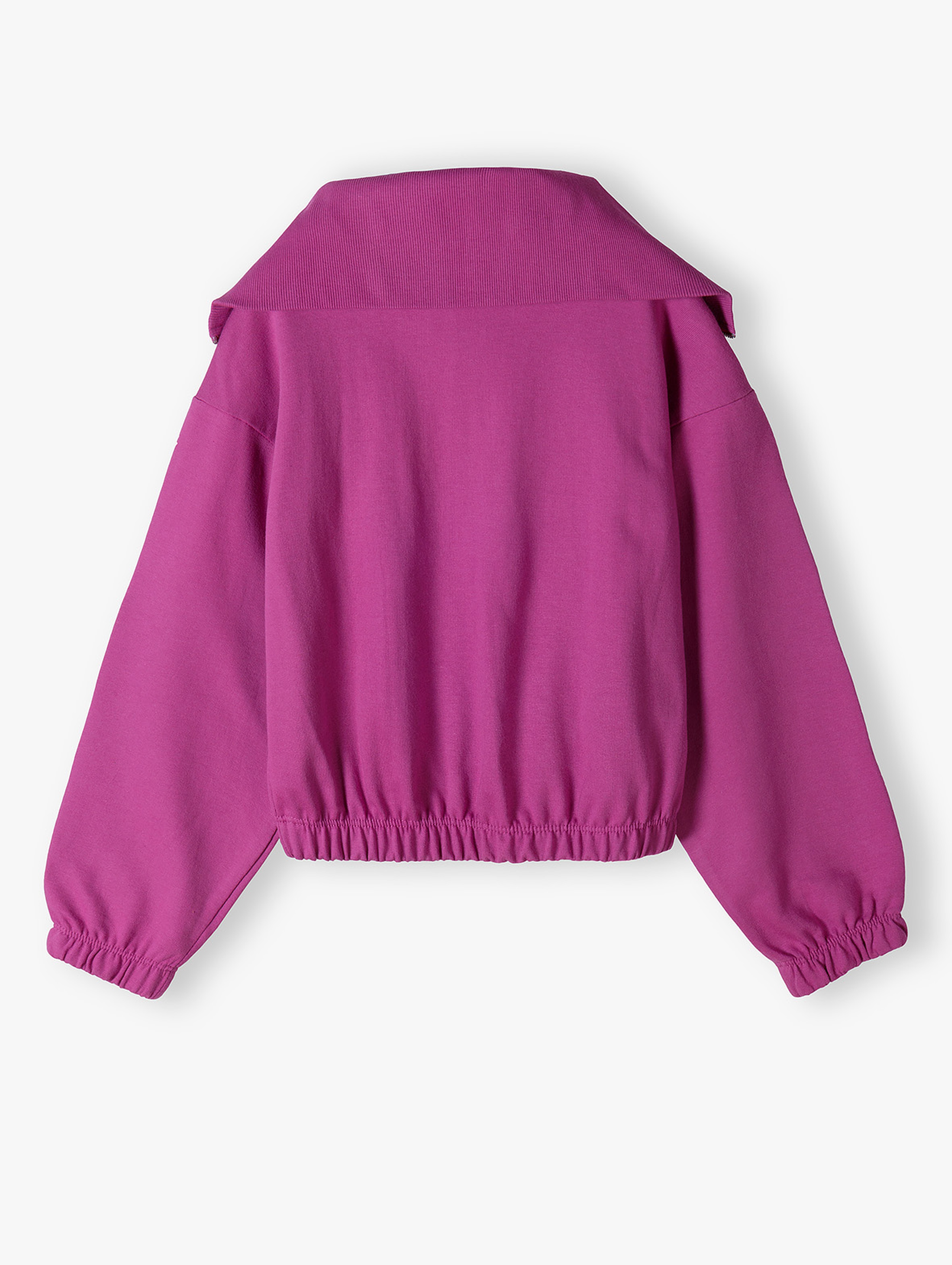 Różowa krótka bluza dziewczęca