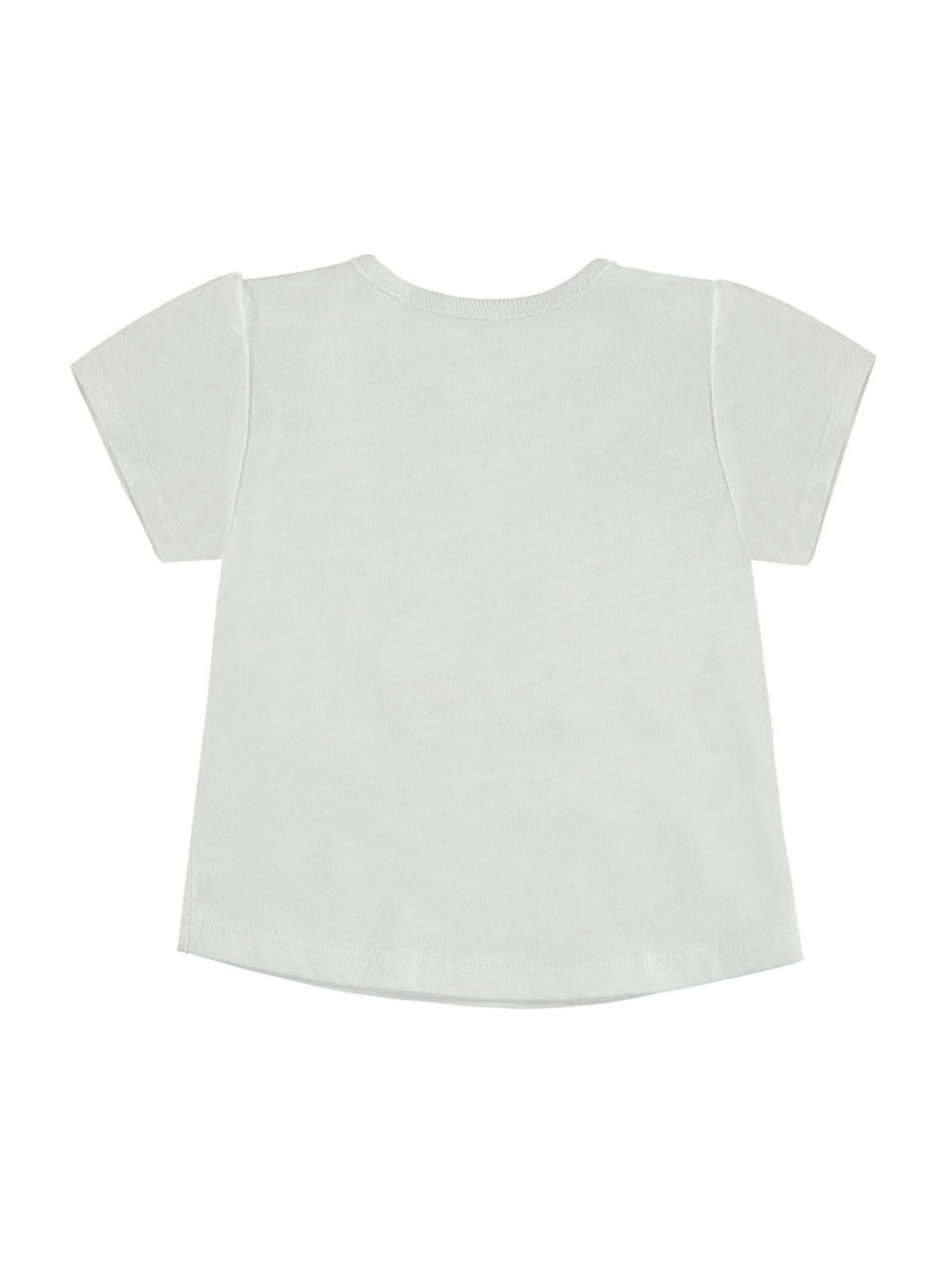 Dziecięca bluzka z krótkim rękawem biała