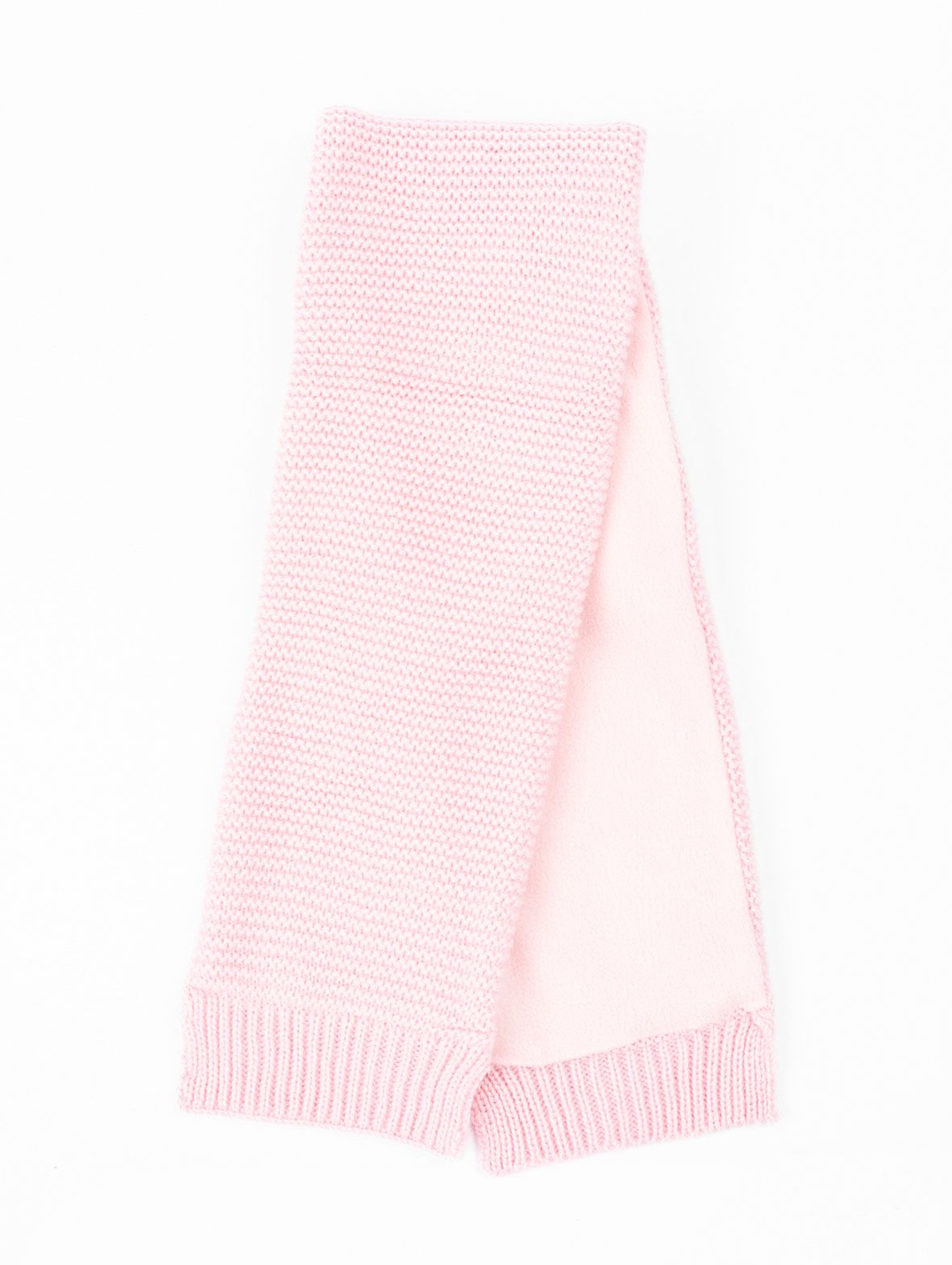 Różowy szalik dla niemowlaka