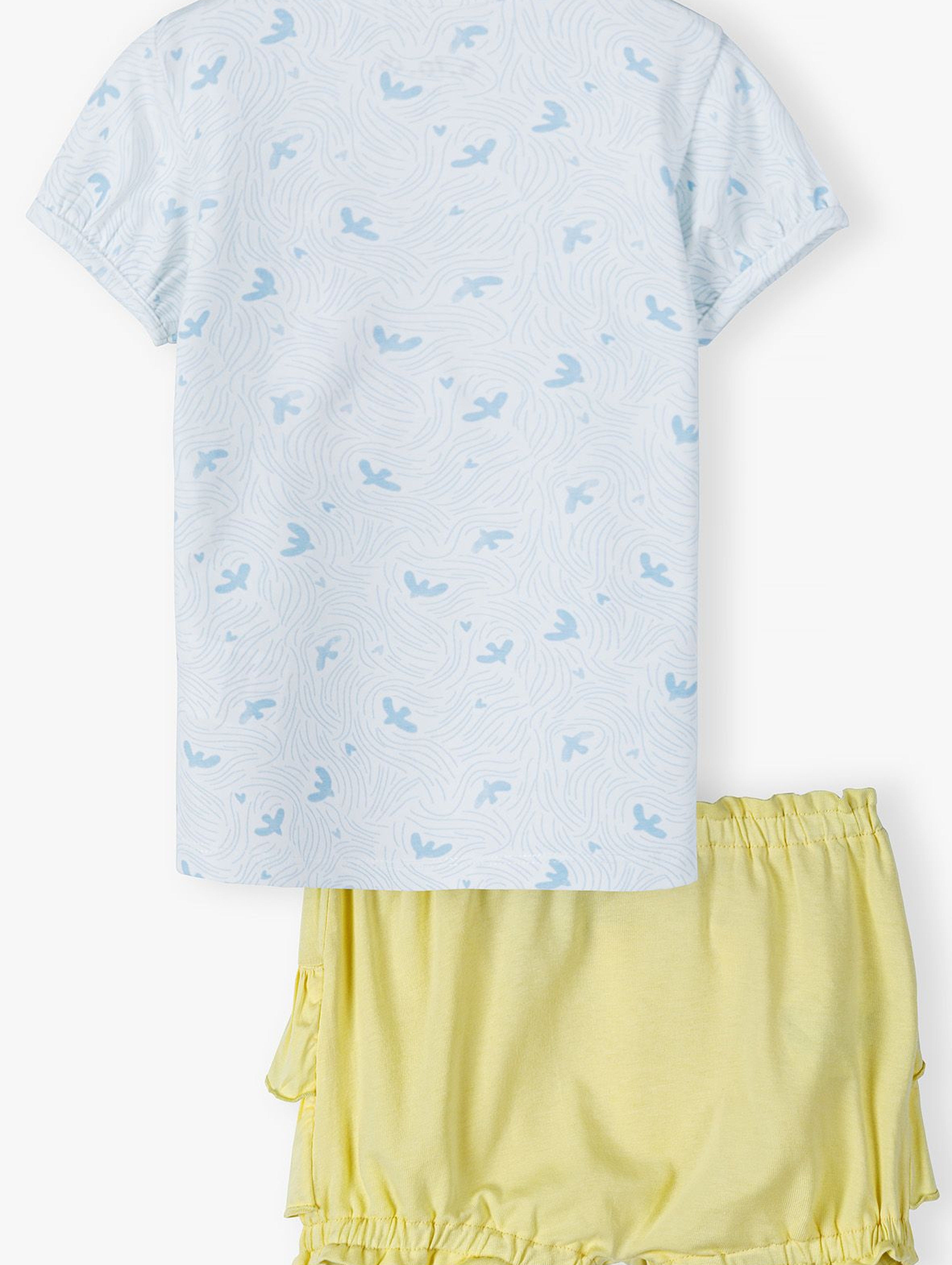Kolorowy komplet – tshirt i spodenki dla niemowlaka
