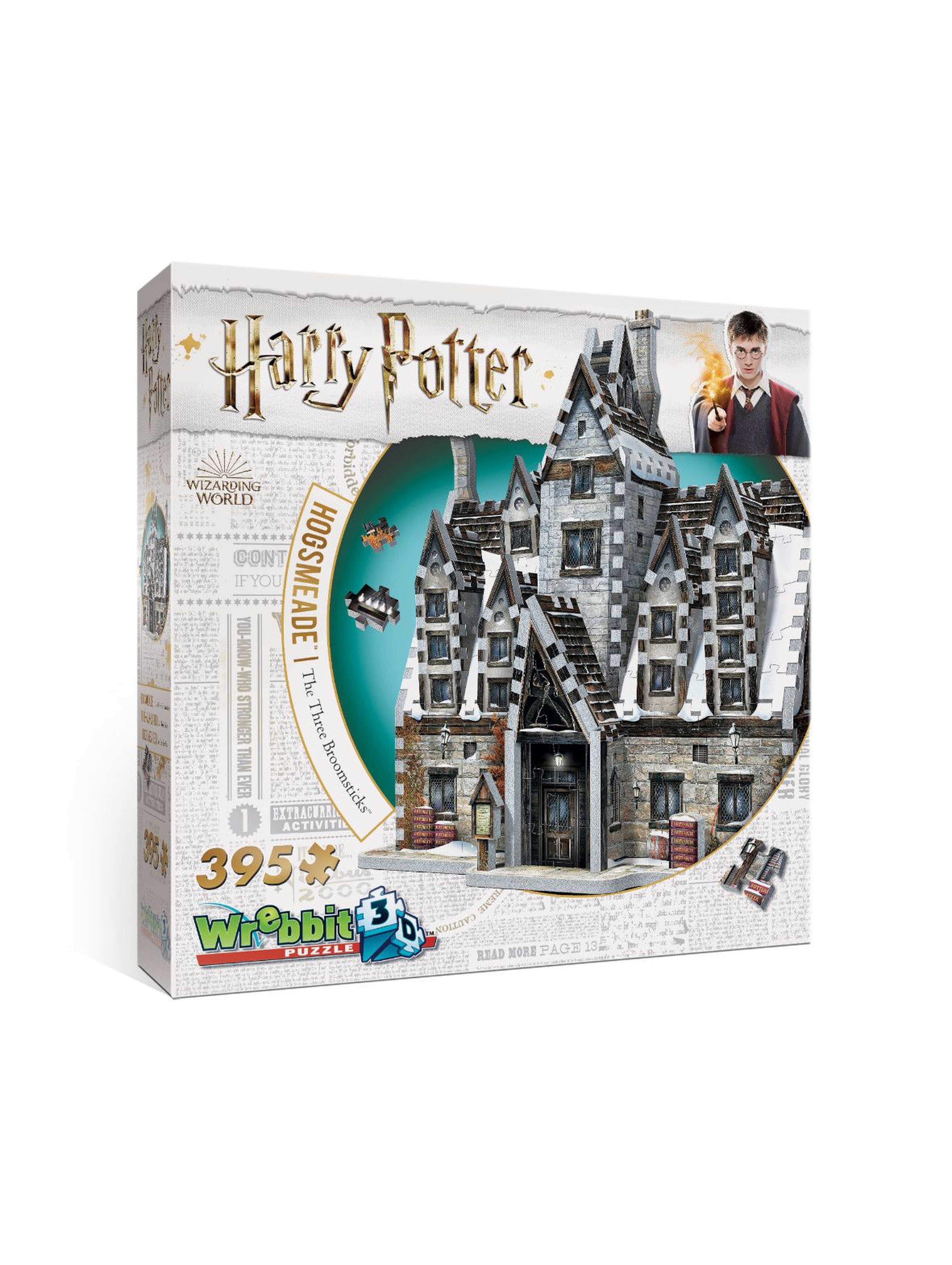Harry Potter  Wrebbit 3D puzzle PUB POD TRZEMA MIOTŁAMI W HOGSMEADE - 395 elementów