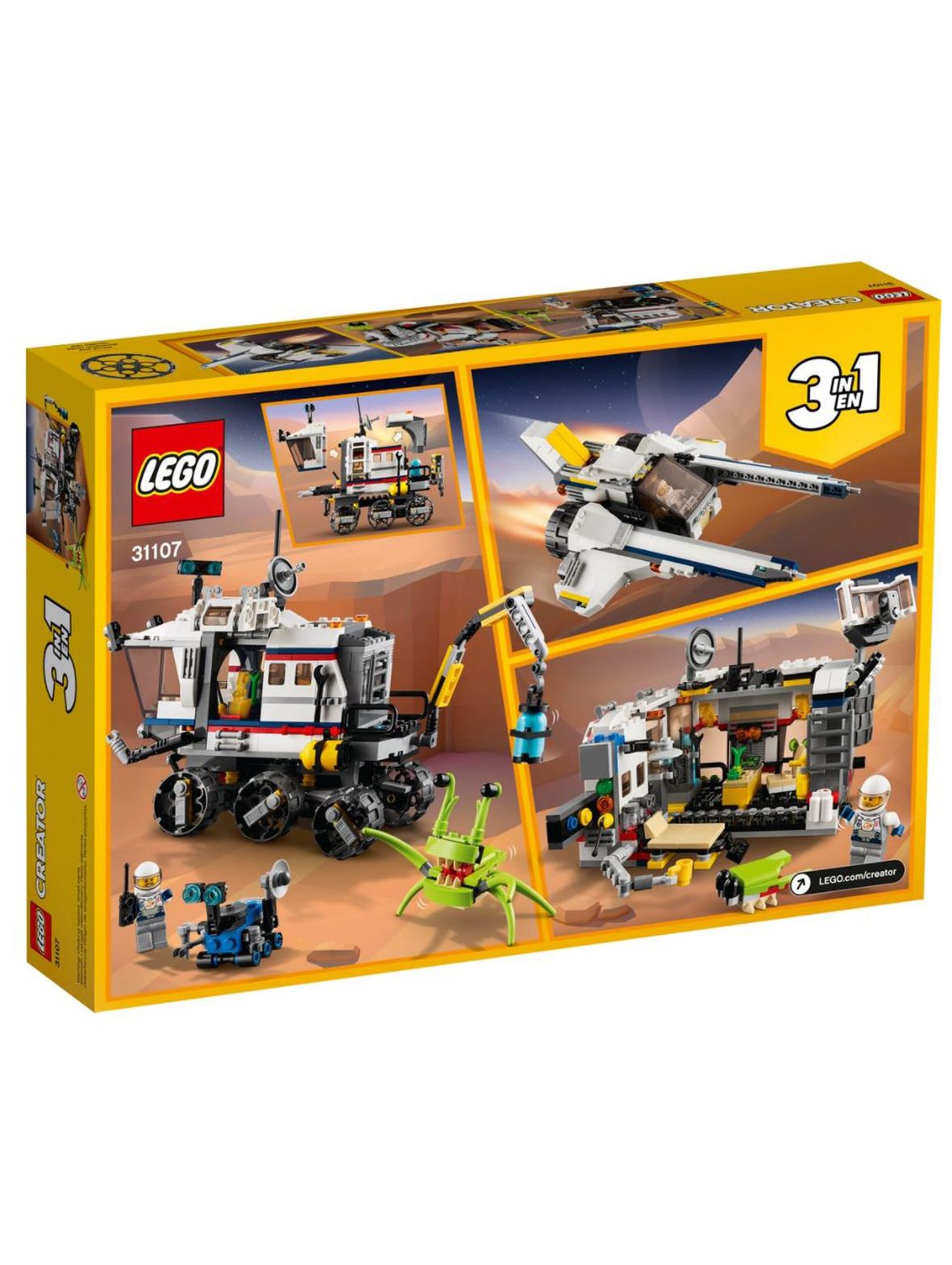 Lego Creator - Łazik kosmiczny 3w1 - 510 elementów wiek 8+
