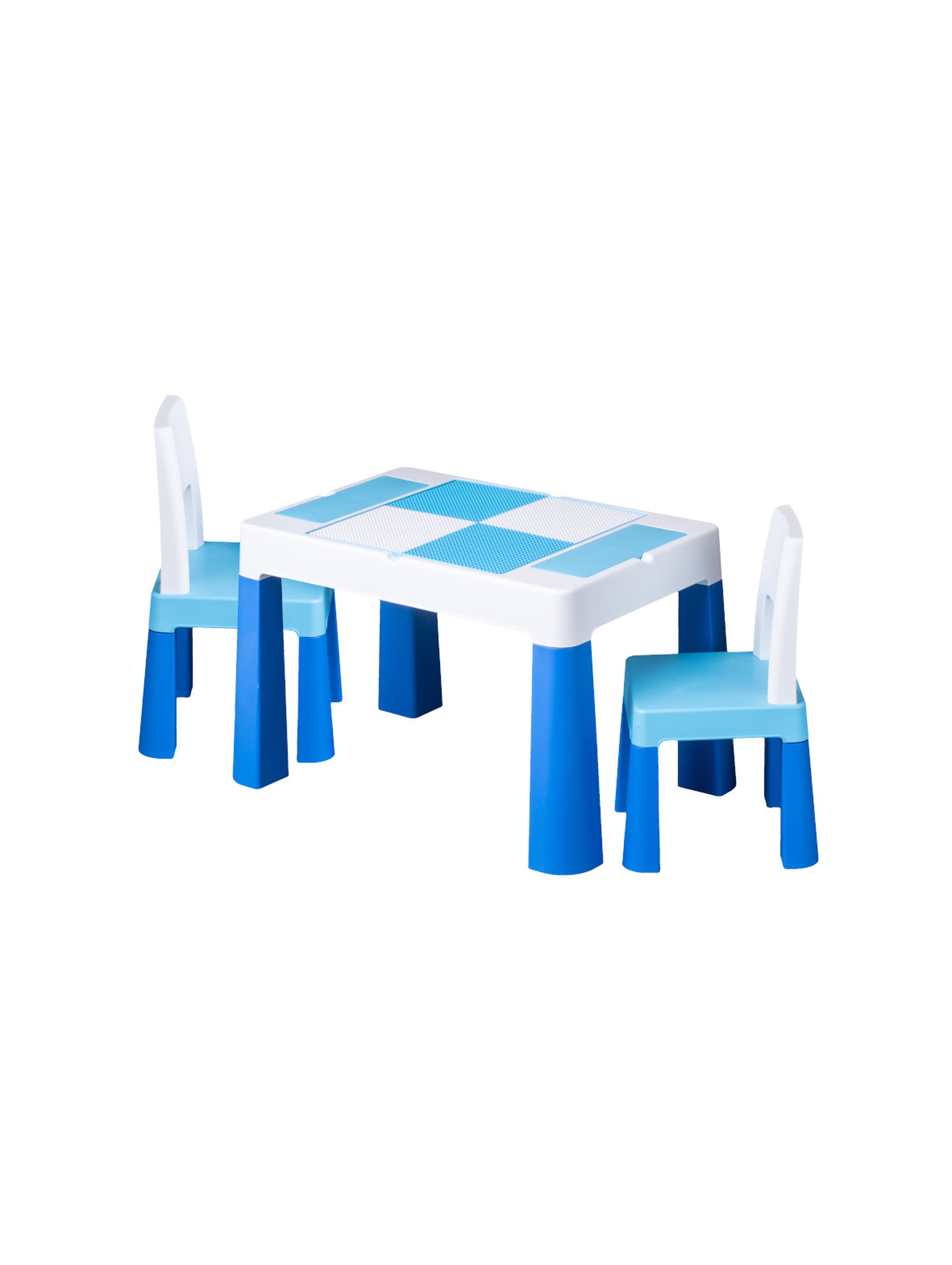 Komplet Multifun stolik i dwa krzesełka - niebieski