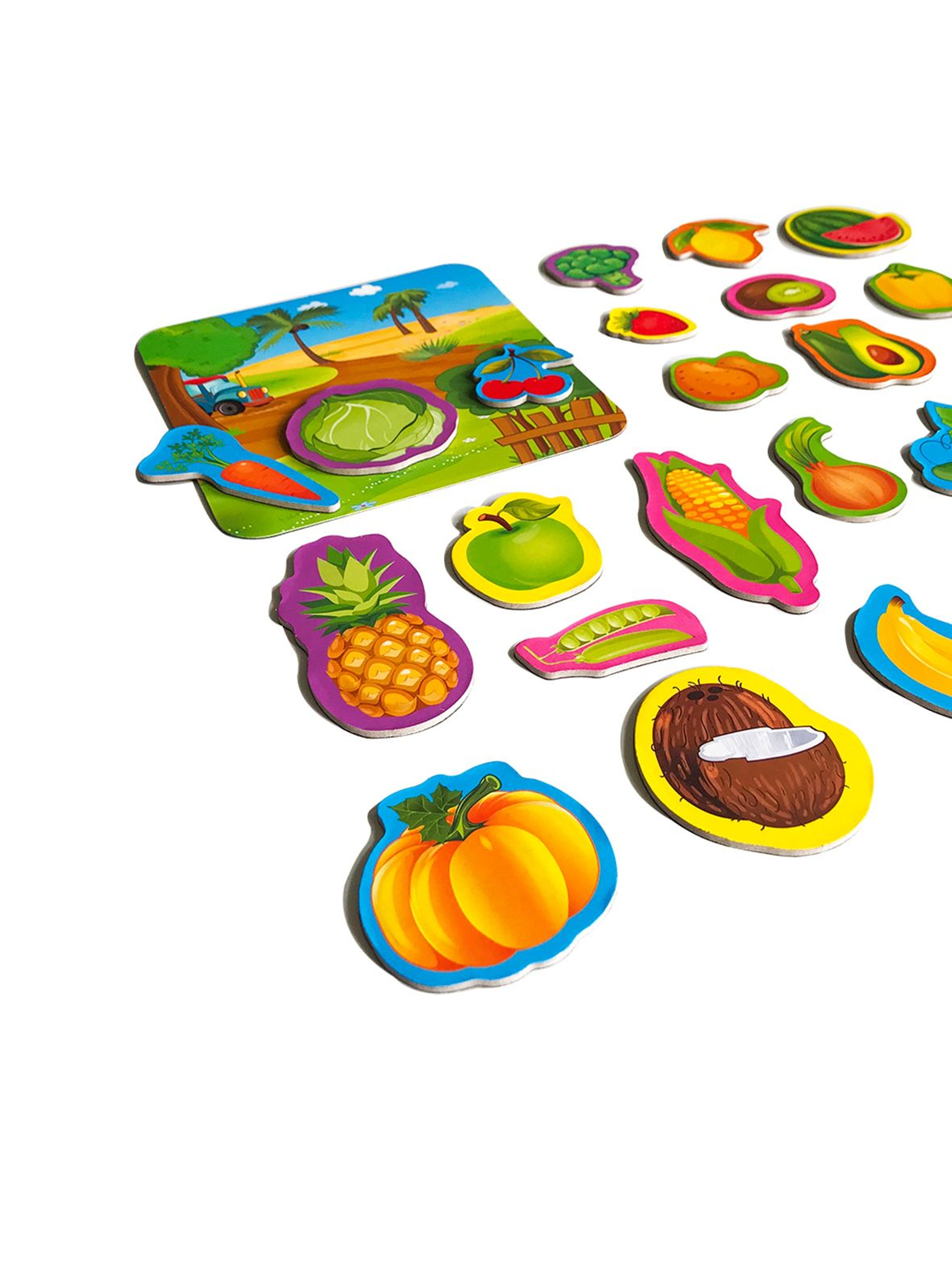 Puzzle dziecięce   Vegetables and fruits
