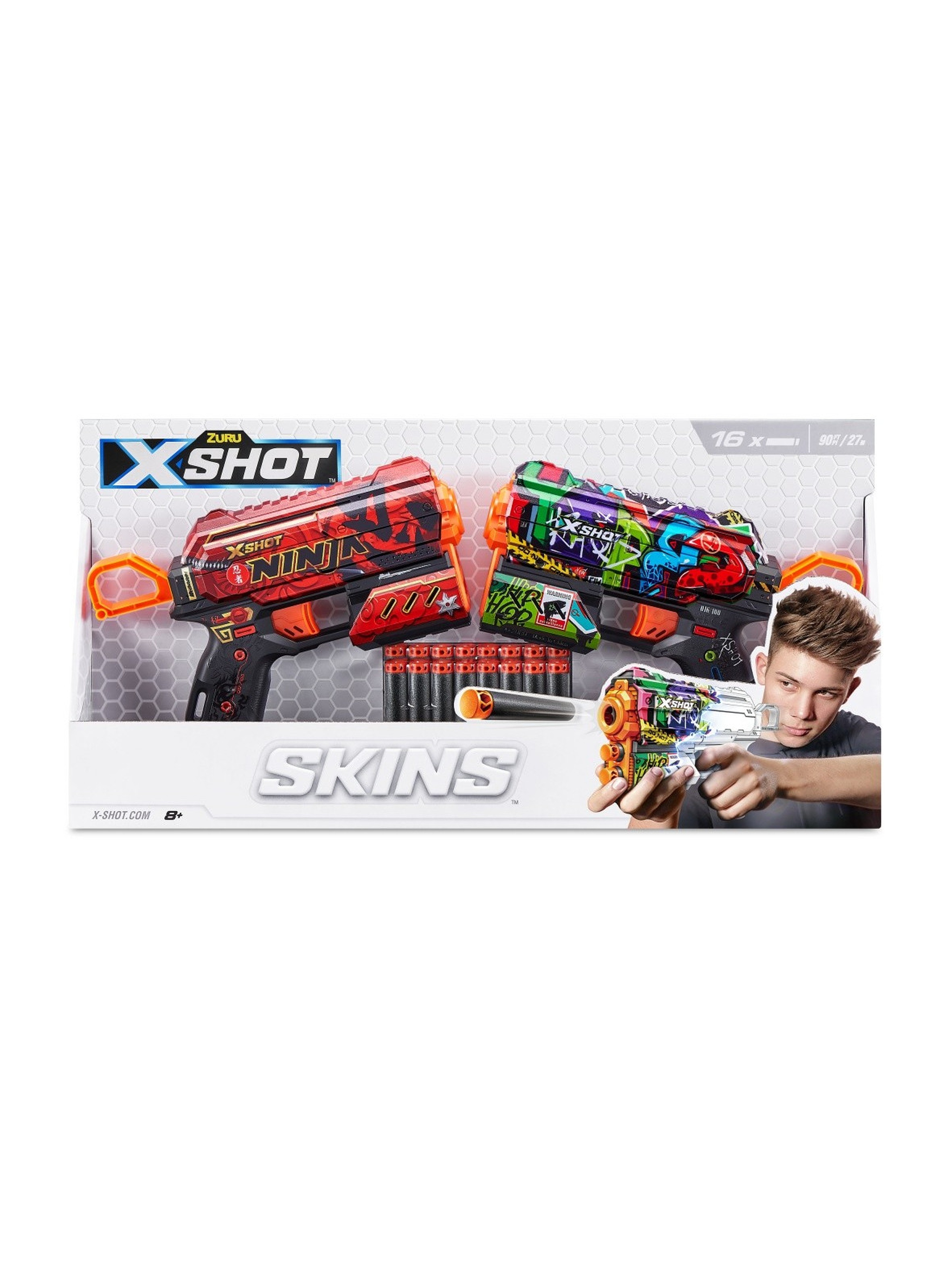Zestaw wyrzutni Skins Flux 16 strzałek