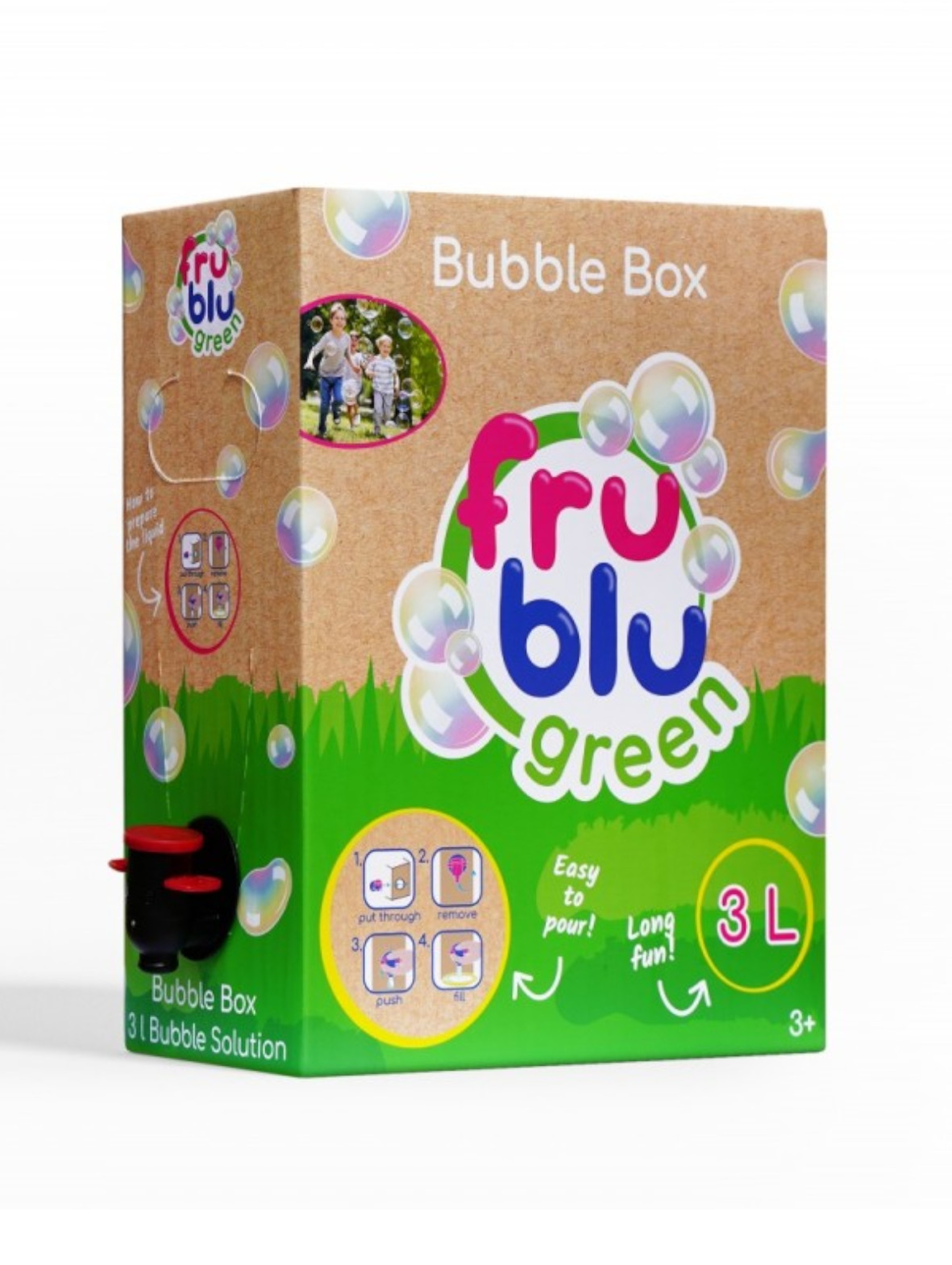 Płyn do baniek Fru Blu Bubble Box z kranikiem 3L