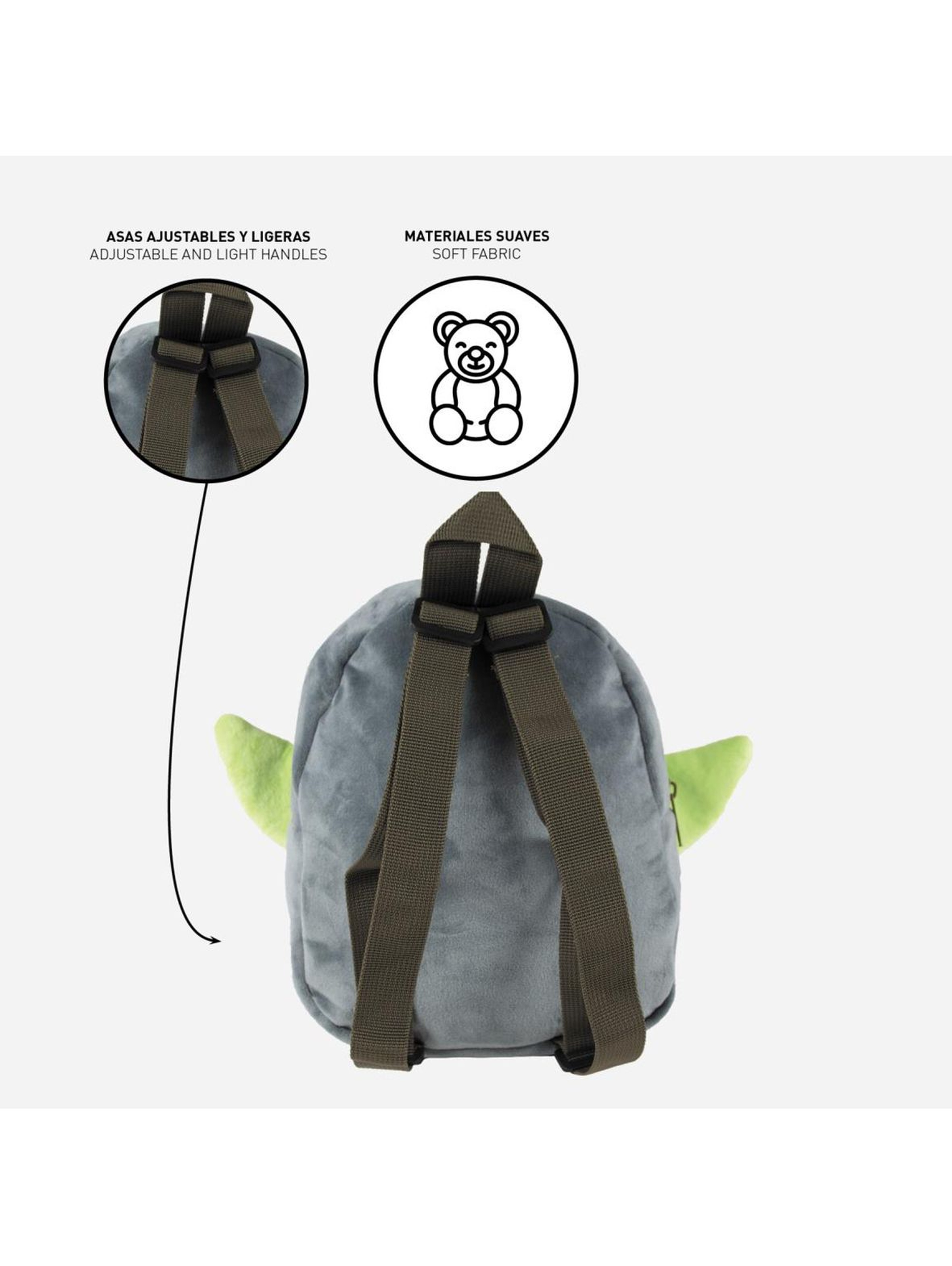 Plecak dla dziecka 3D pluszowy Mandalorian