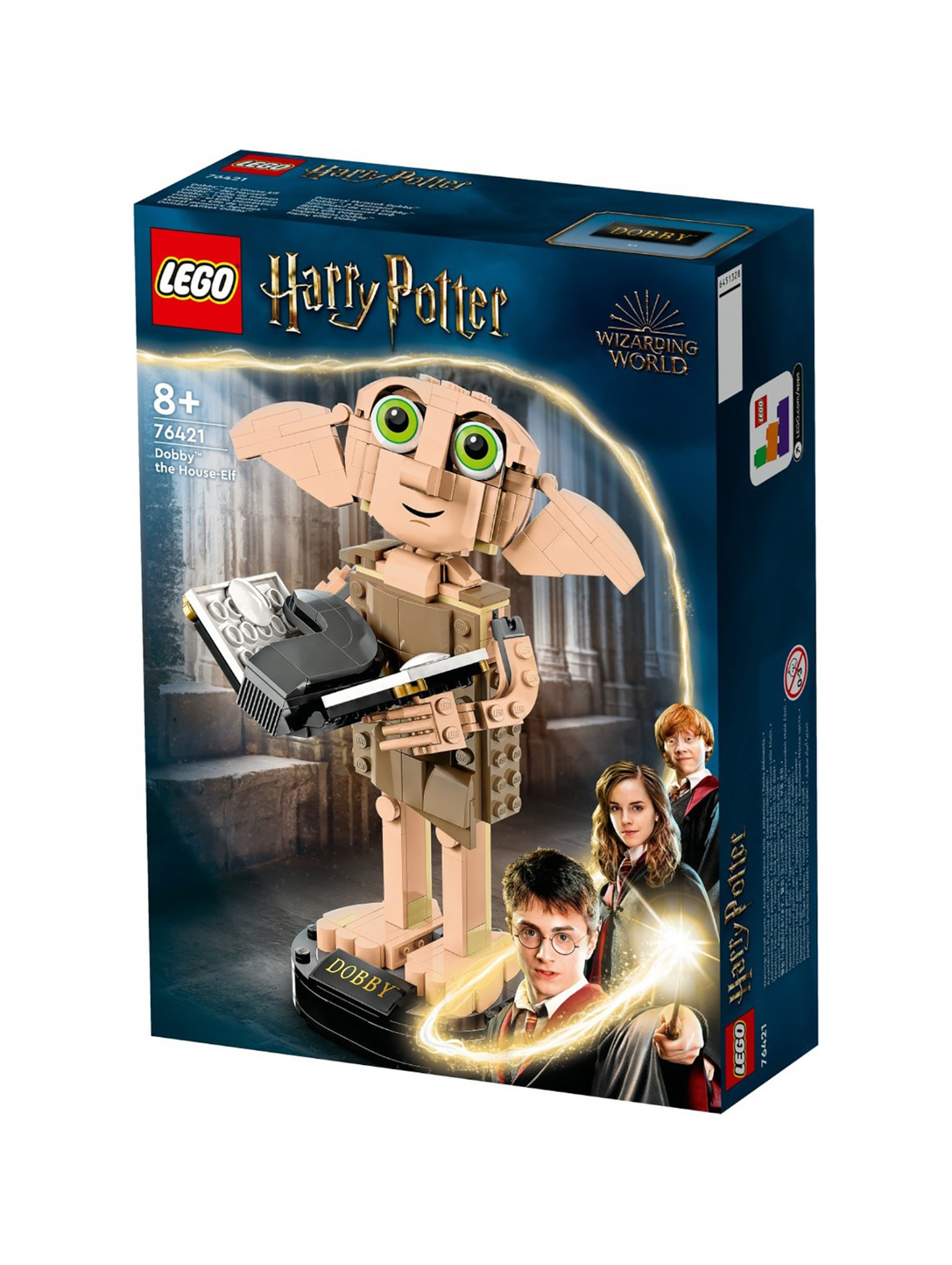 Klocki LEGO Harry Potter 76421 Skrzat domowy Zgredek - 403 elementy, wiek 8 +