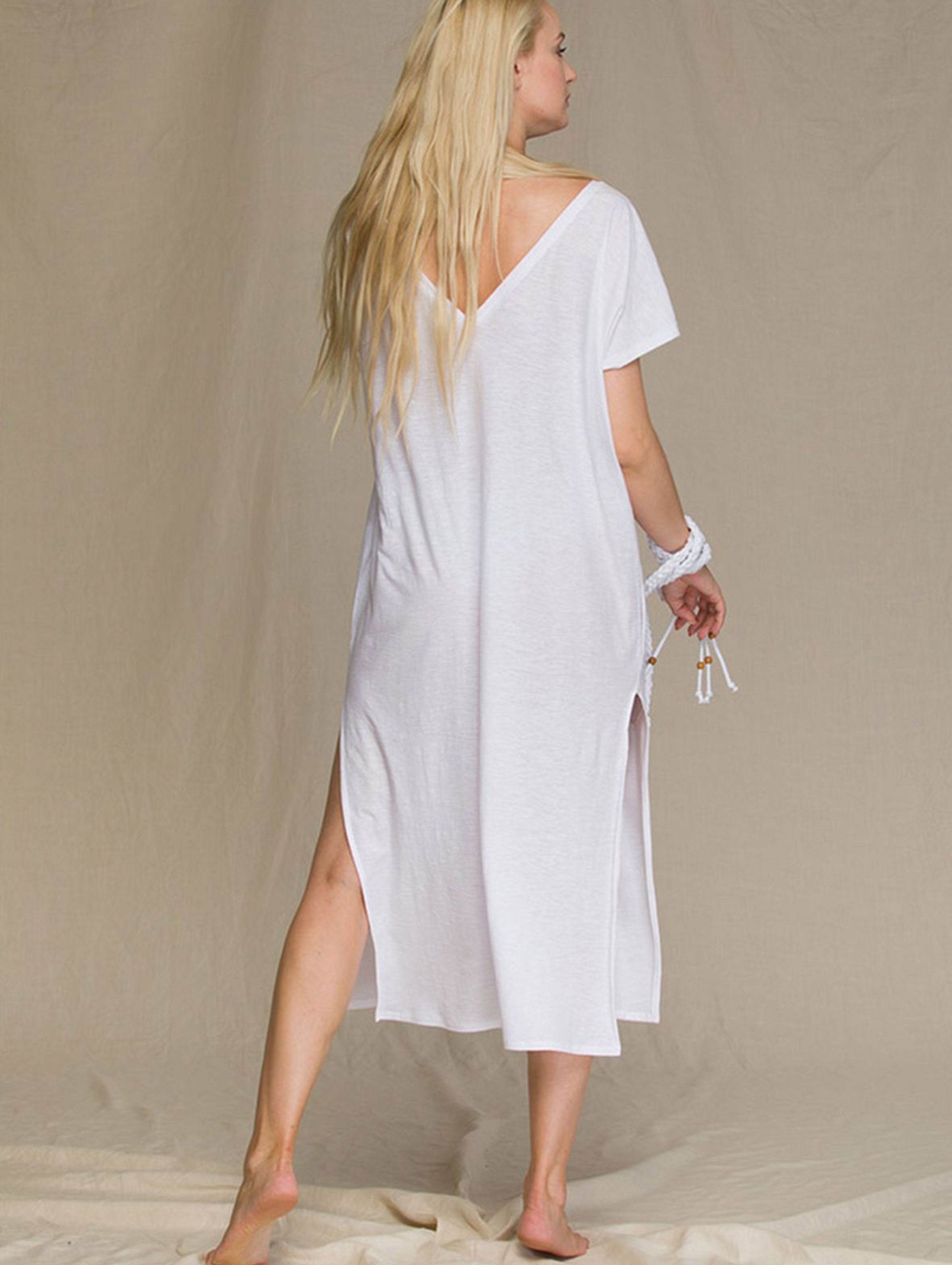 Bawełniana sukienka biała