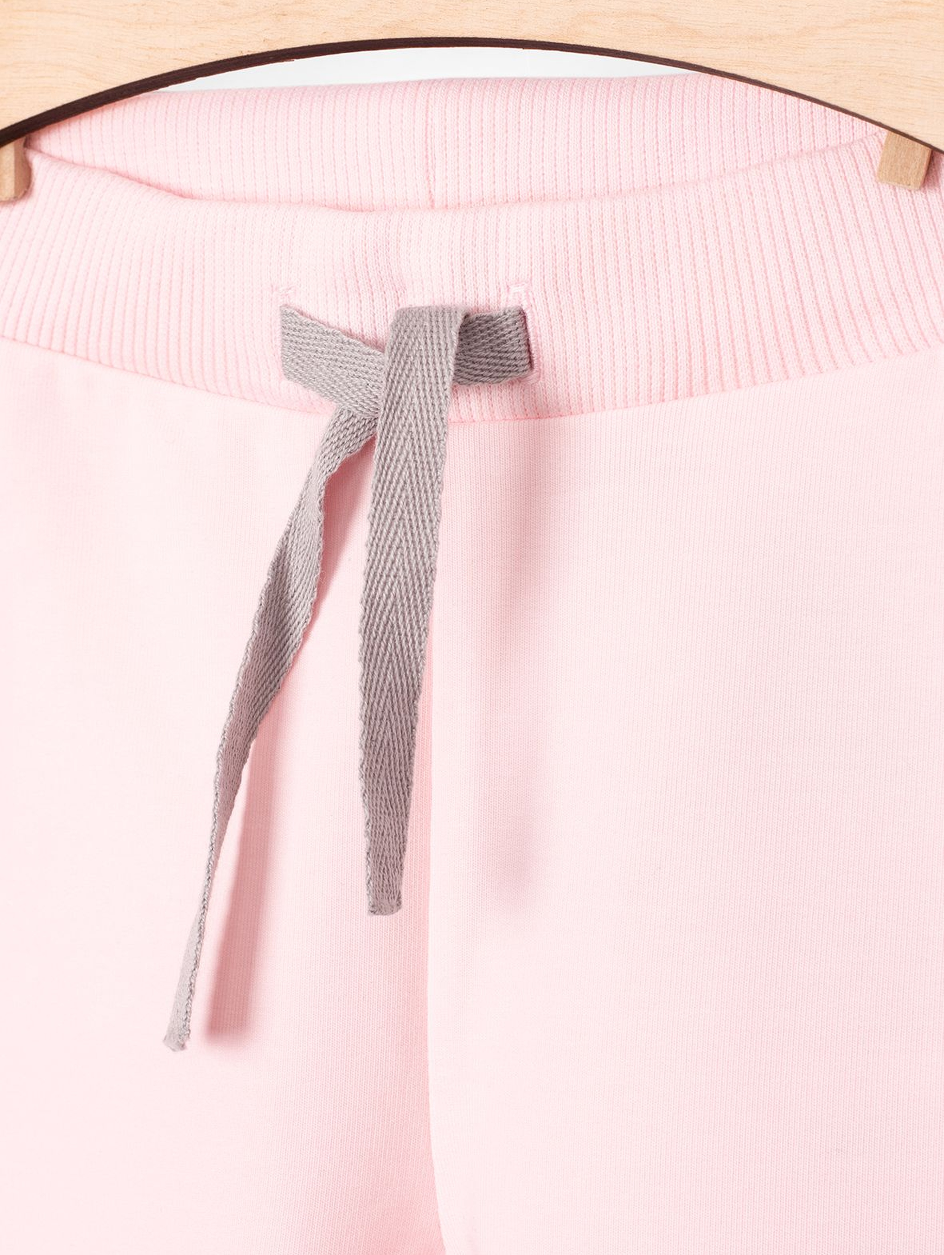 Różowe spodnie dresowe dla niemowlaka - Organic Cotton