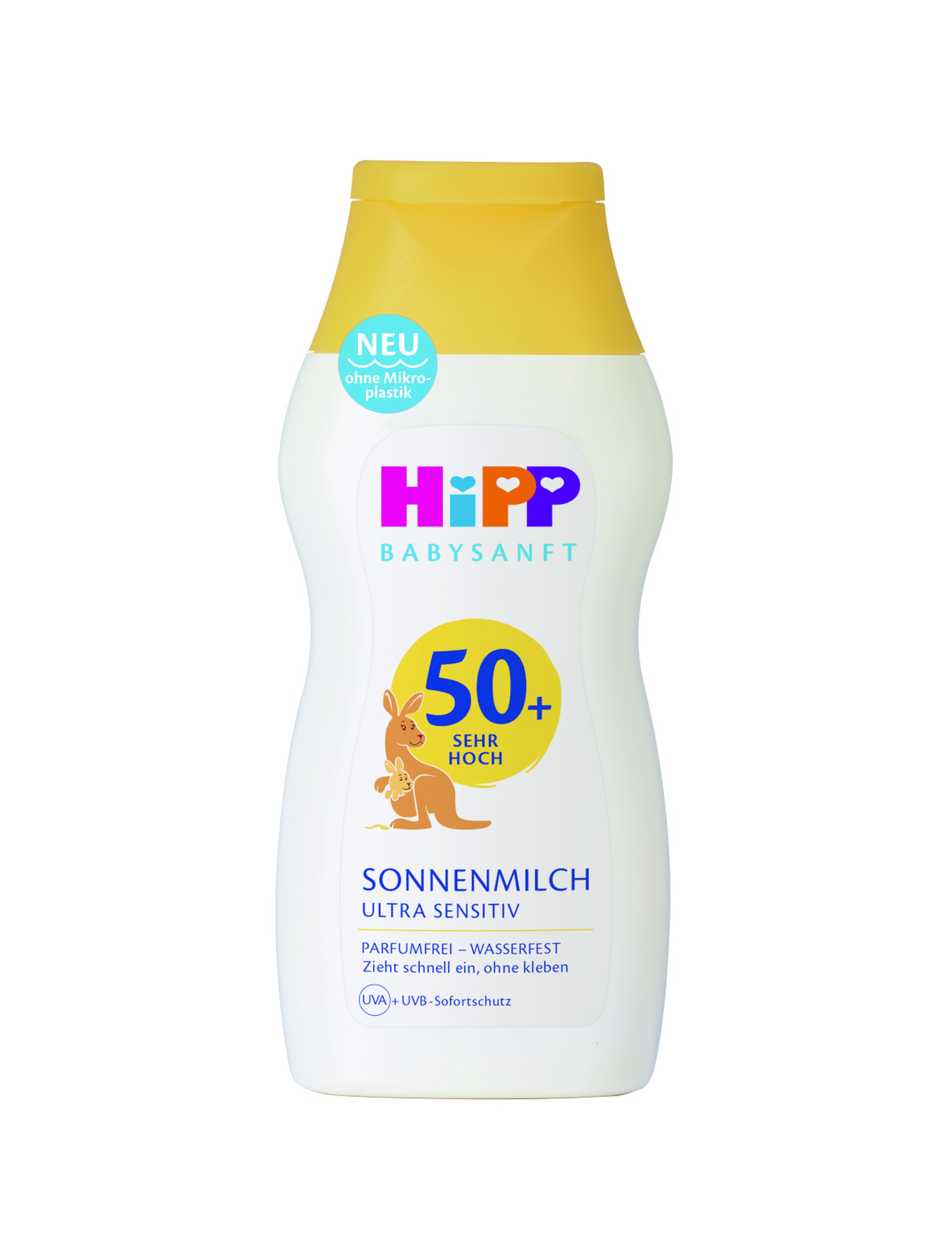 Balsam ochronny na słońce SPF50+ HiPP Babysanft Ultra Sensitive od 1. dnia życia - 200 ml