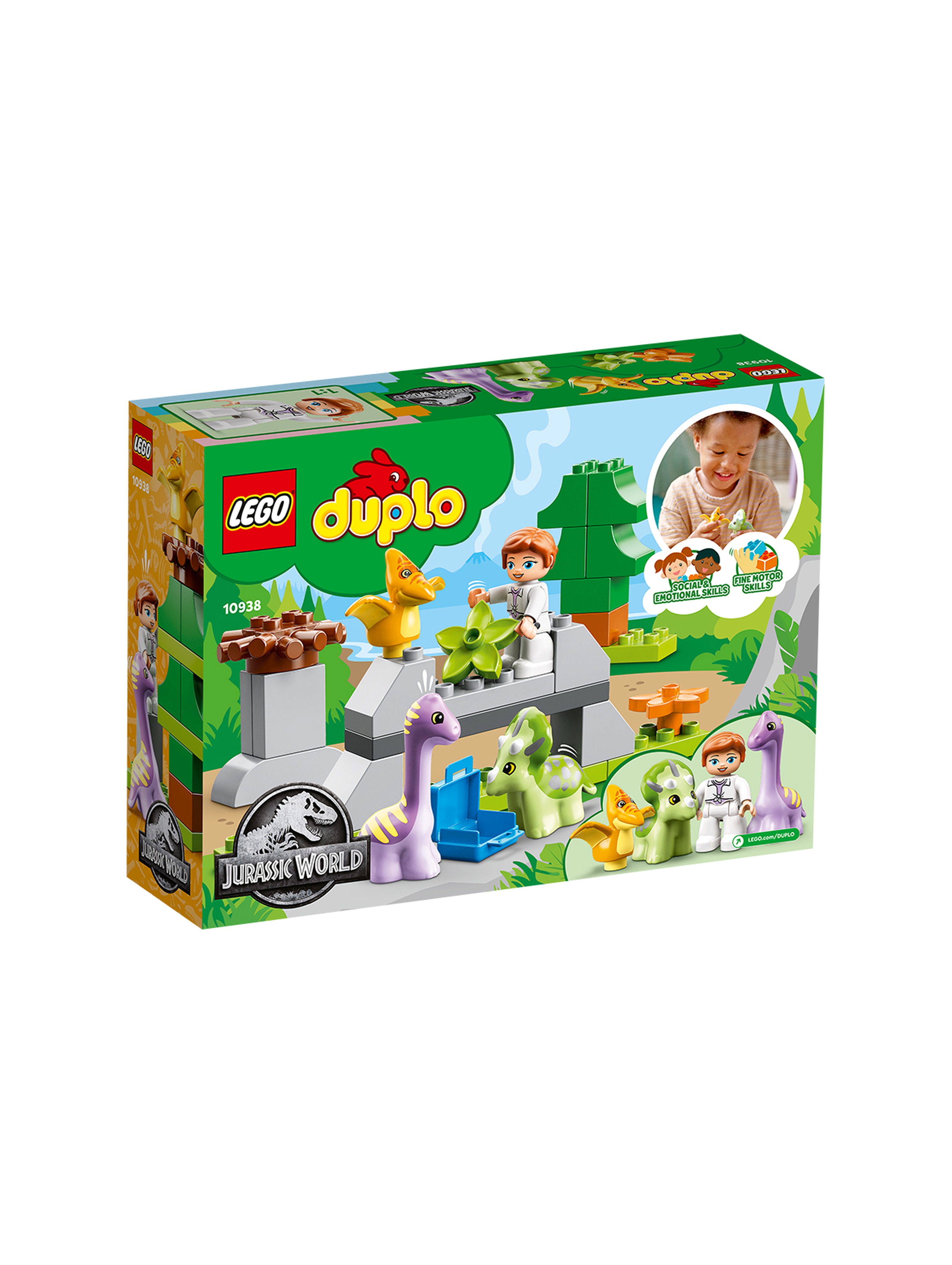 LEGO DUPLO - Dinozaurowa szkółka 10938 - 27 elementów, wiek 2+