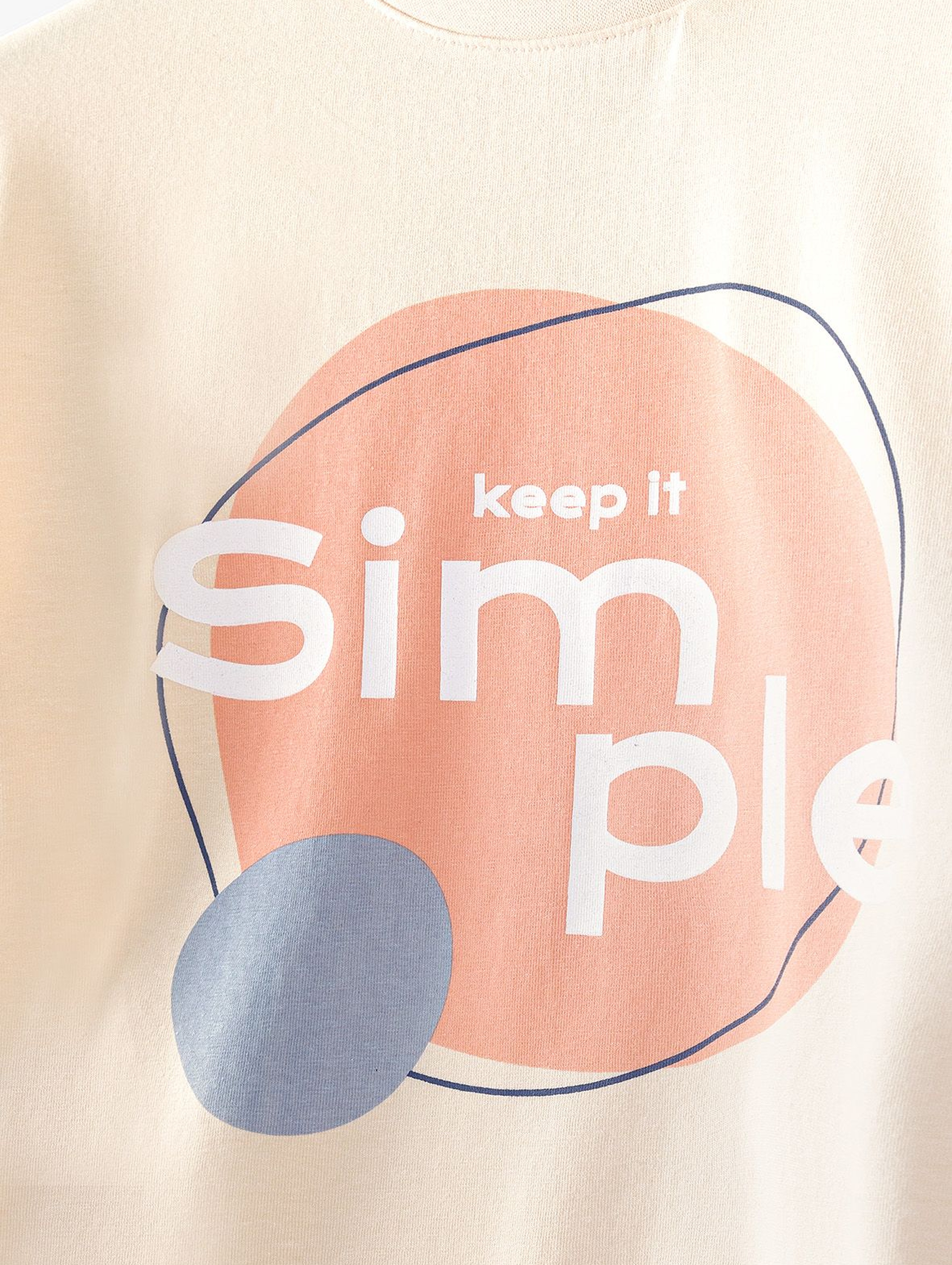 Bluza dziewczęca z napisem Simple