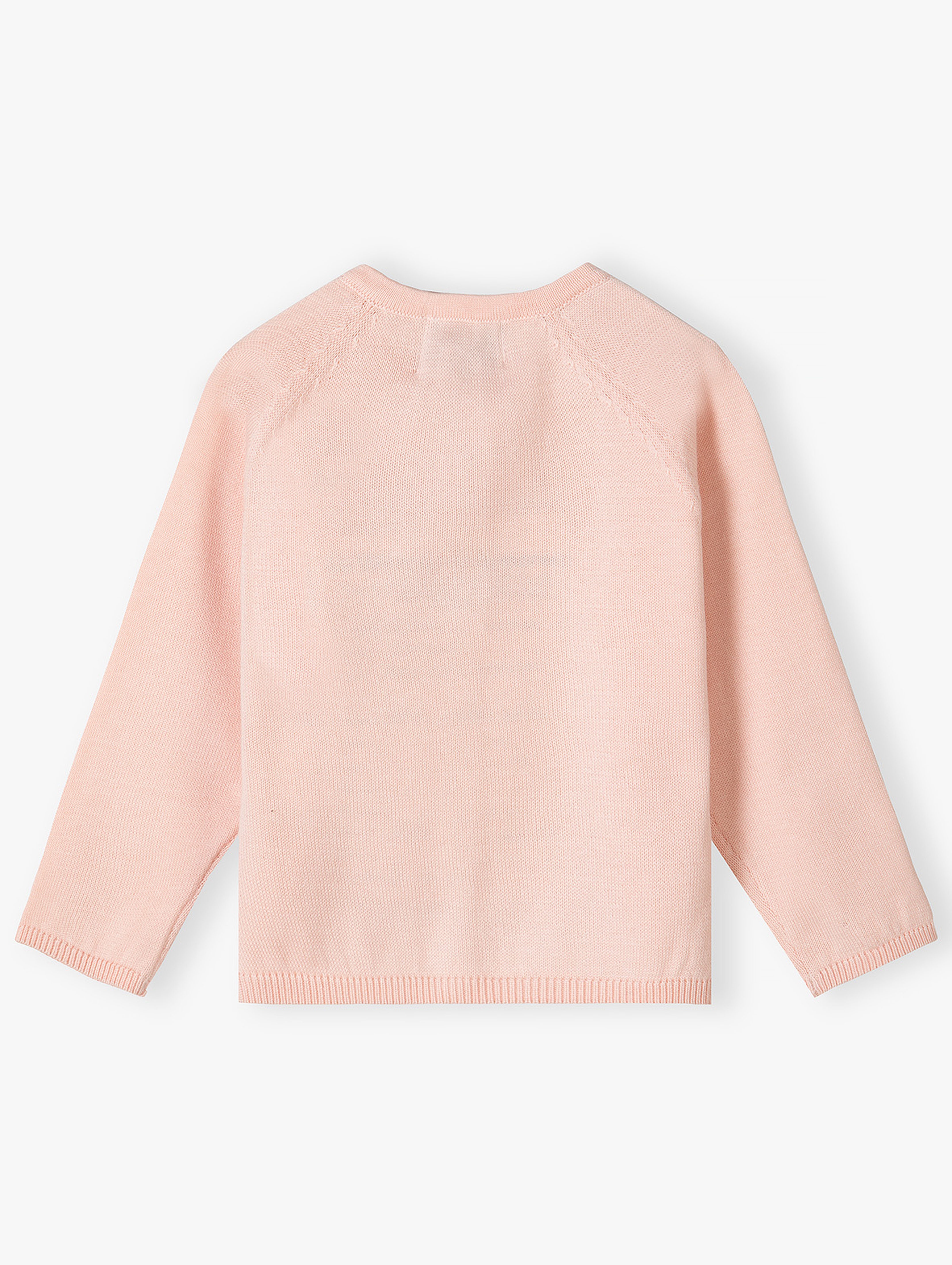 Sweter niemowlęcy dziewczęcy - różowy