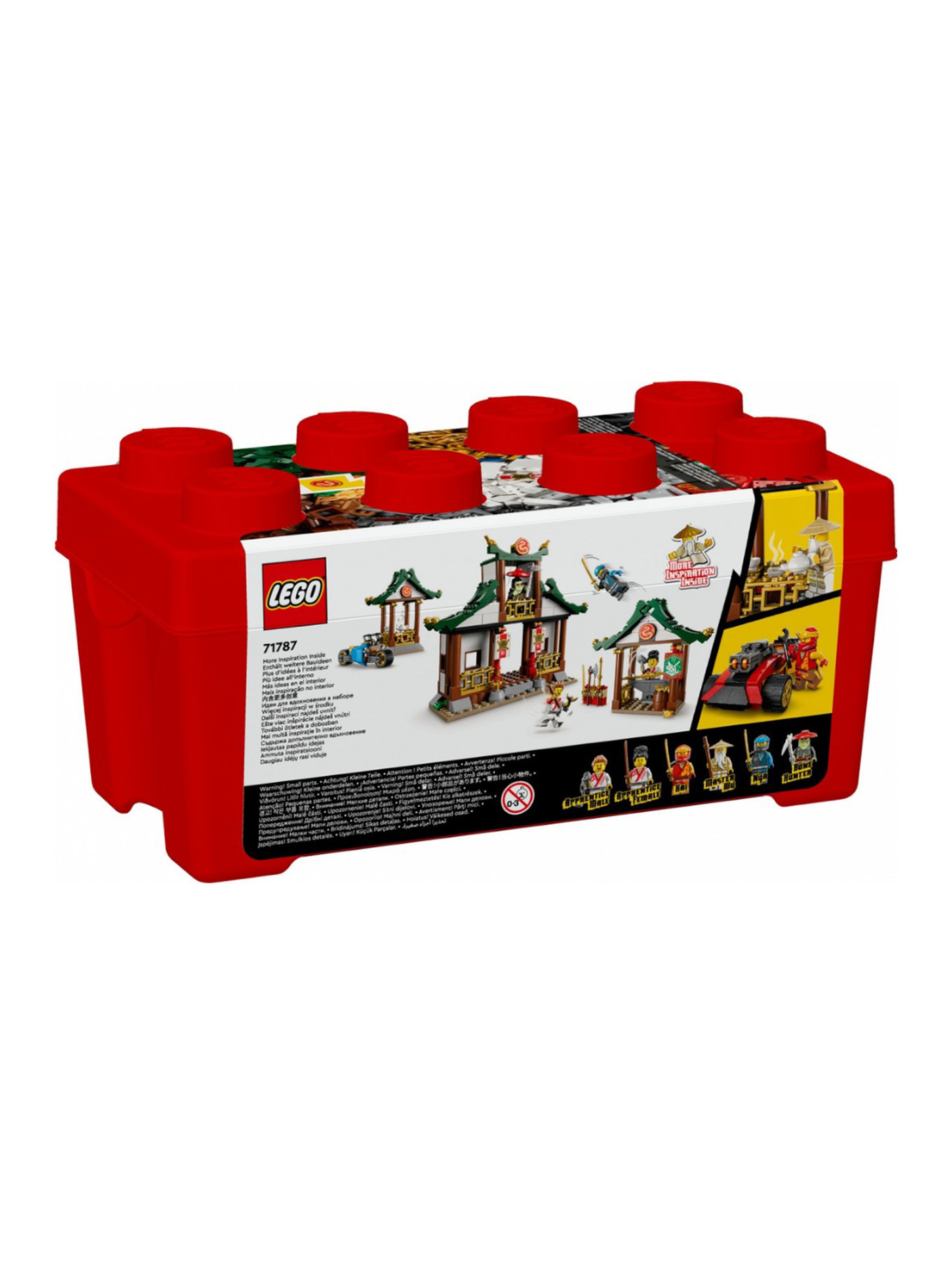 Klocki LEGO Ninjago 71787 Kreatywne pudełko z klockami ninja - 530 elementów, wiek 5 +