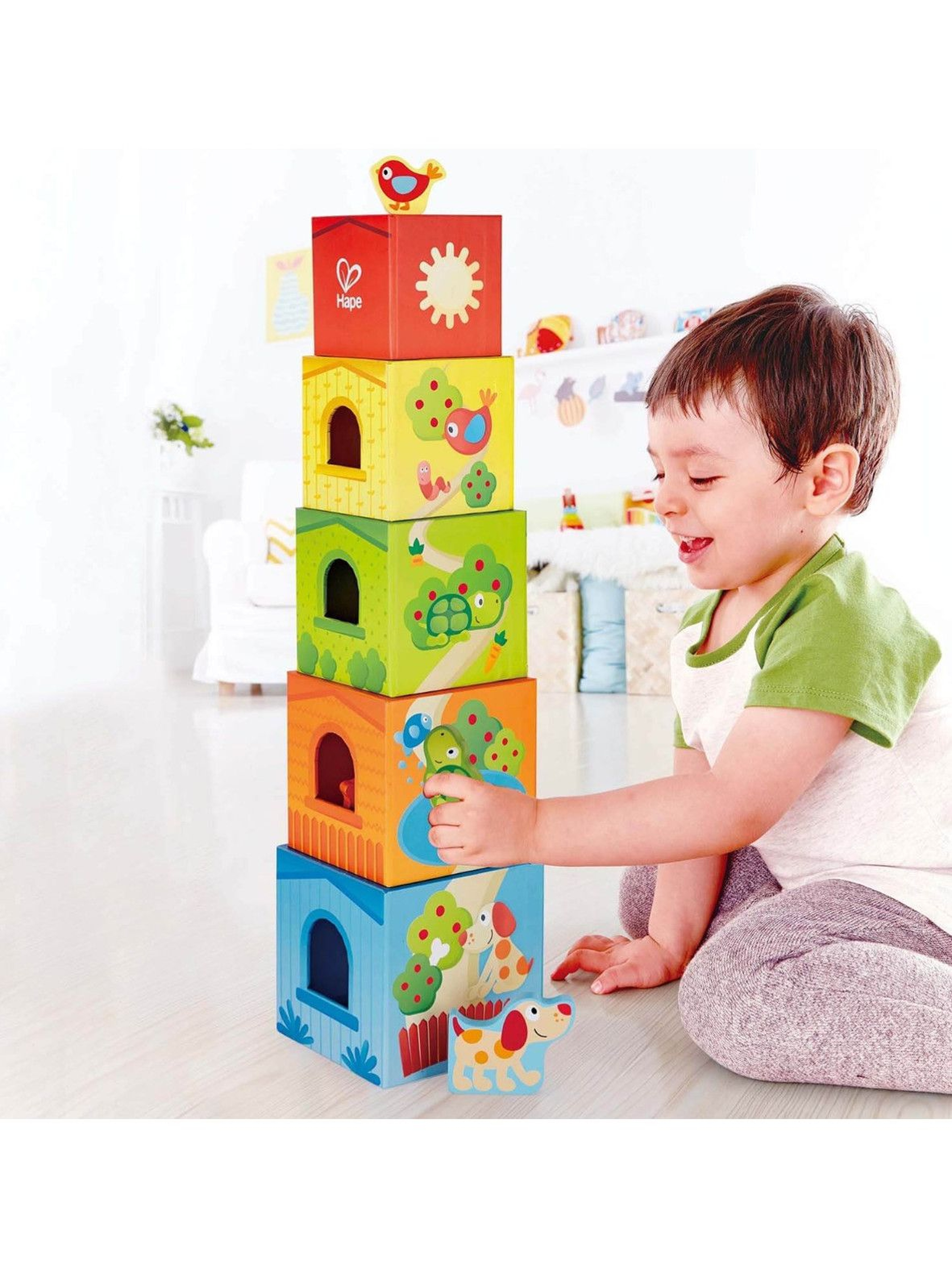 Wieża przyjaźni-zabawka dla dziecka 18msc+