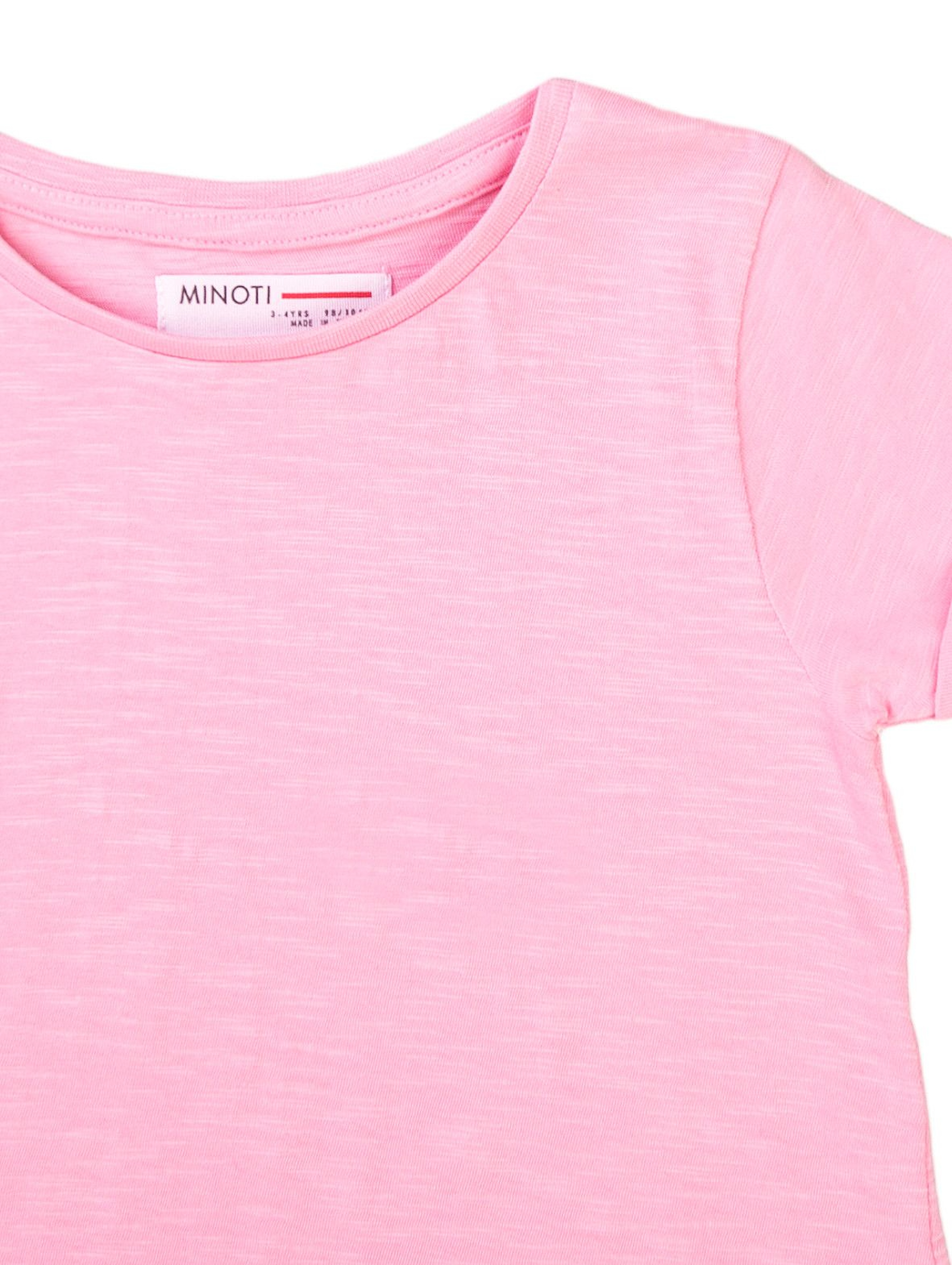 T-shirt dziewczęcy klasyczny różowy