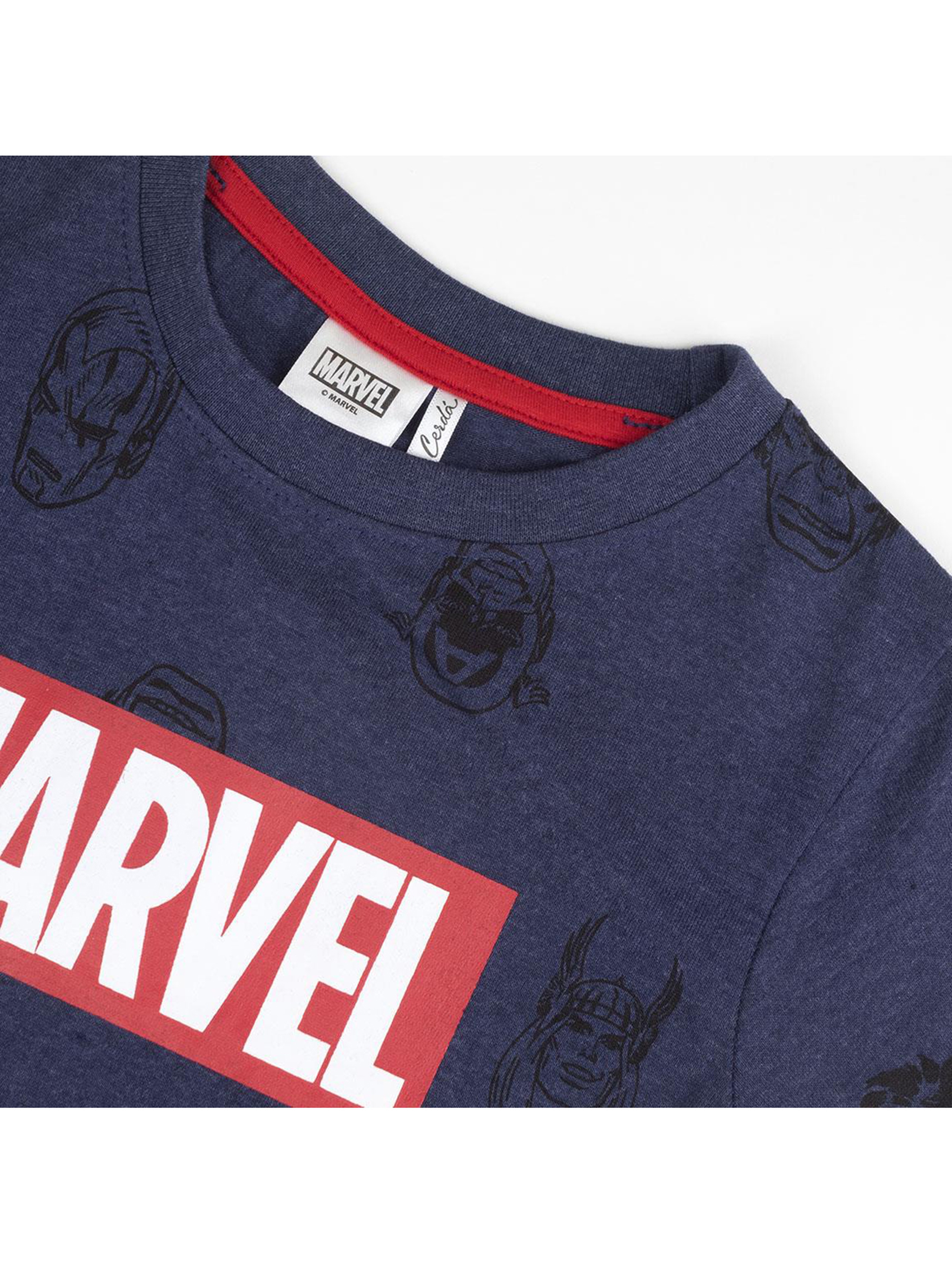 Granatowa koszulka chłopięca Marvel