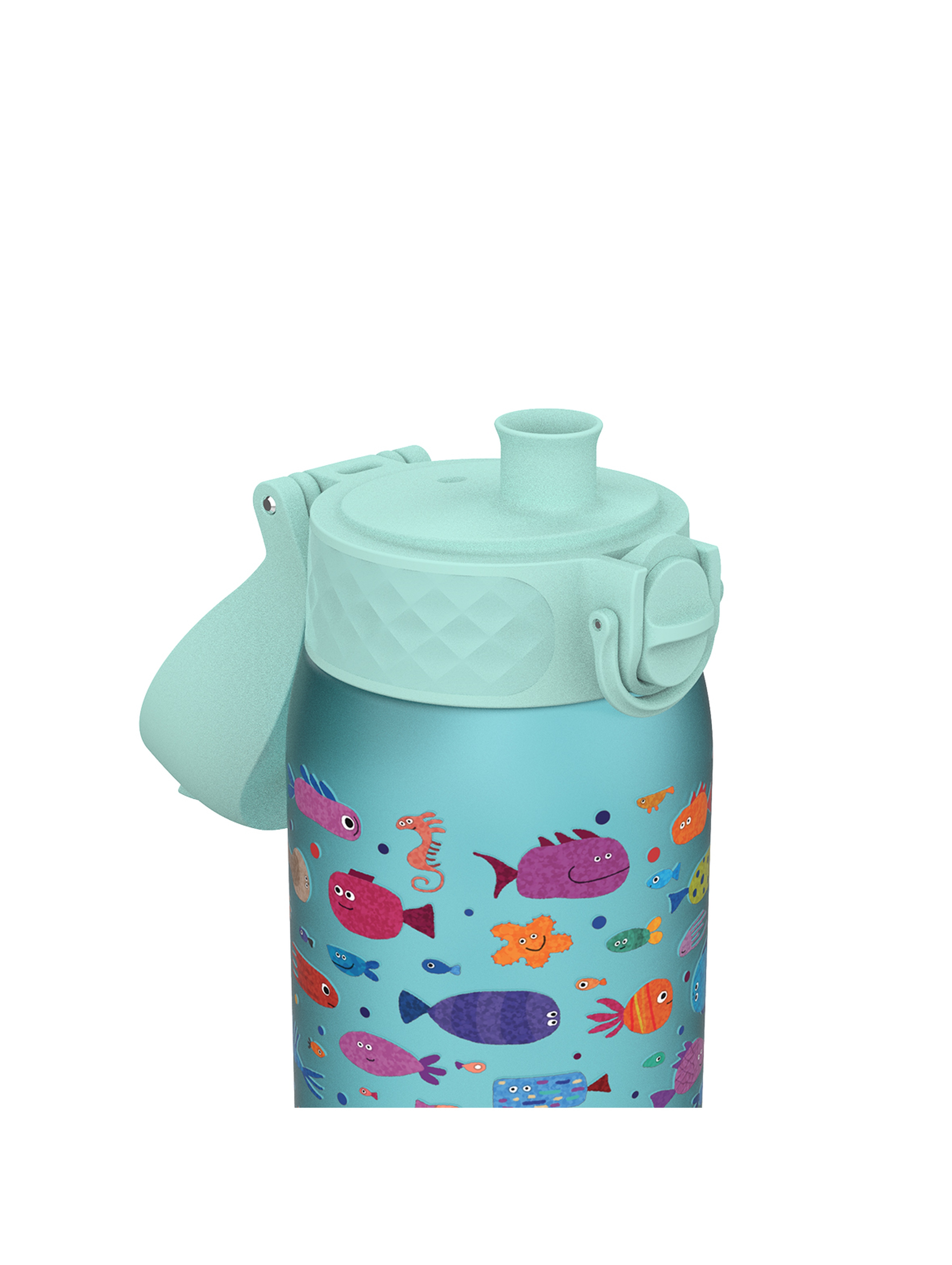 Butelka na wodę ION8 BPA Free Fish 350ml - zielona